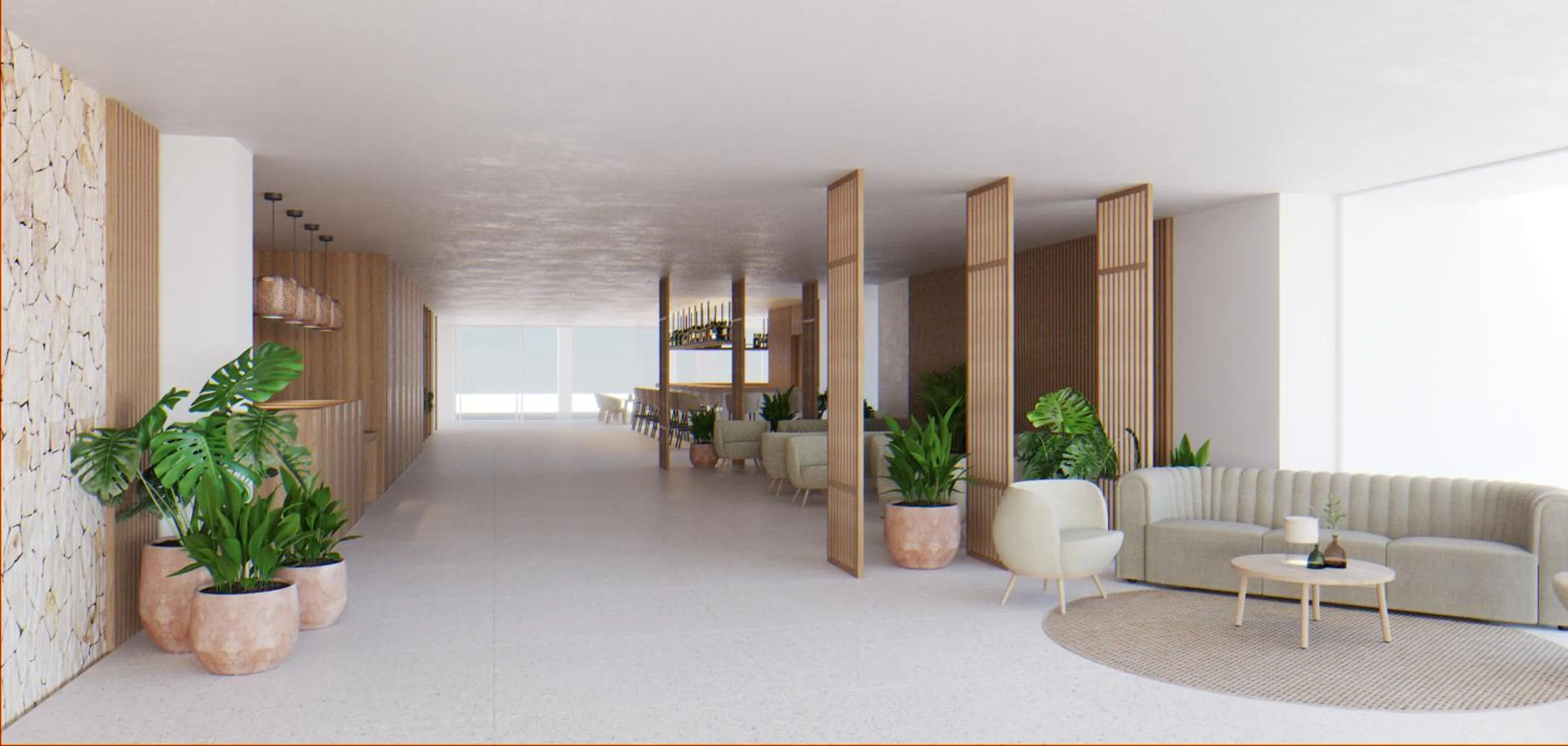 Seating area in Cabot Cala Ferrera