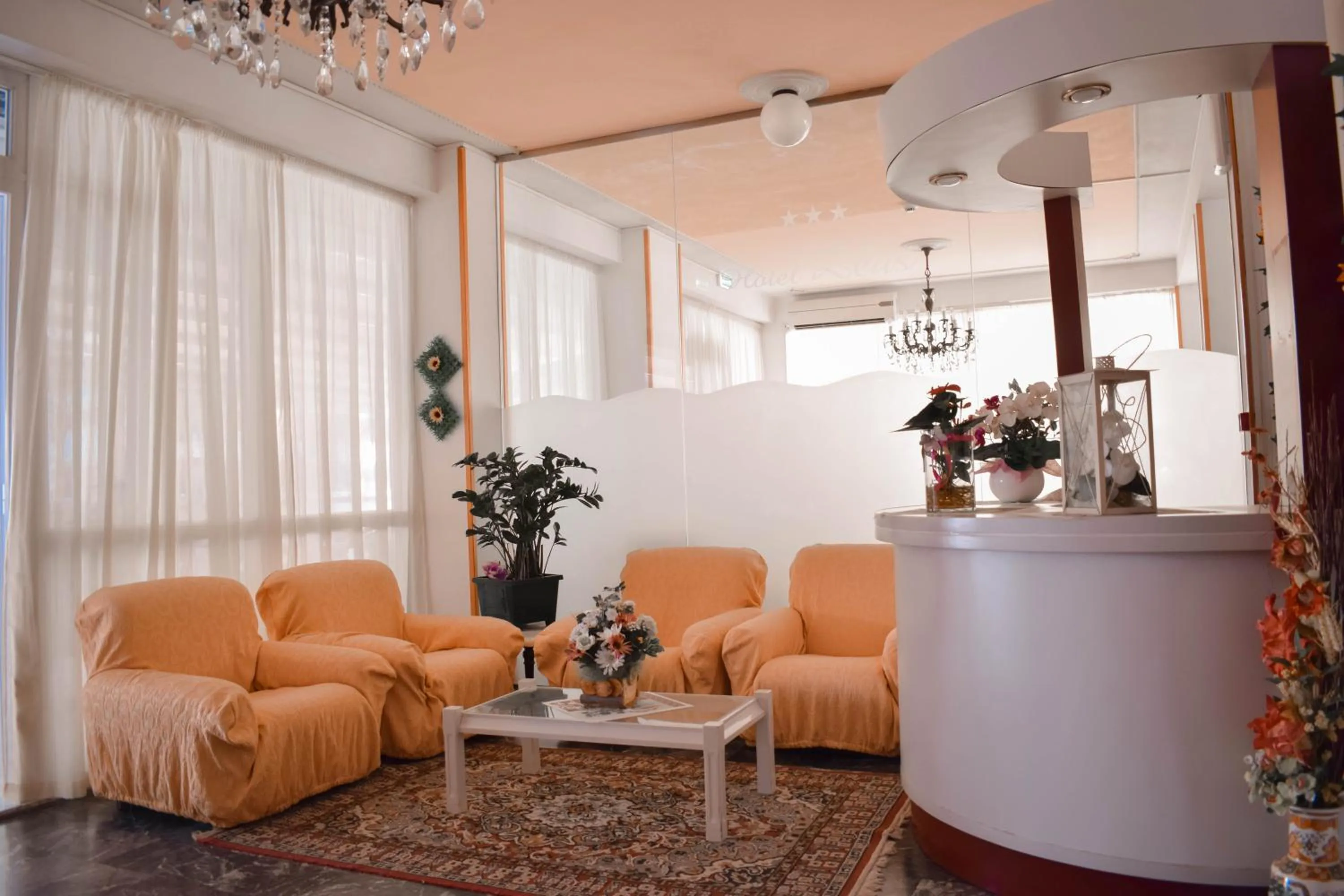 Lobby or reception in Hotel Zeus