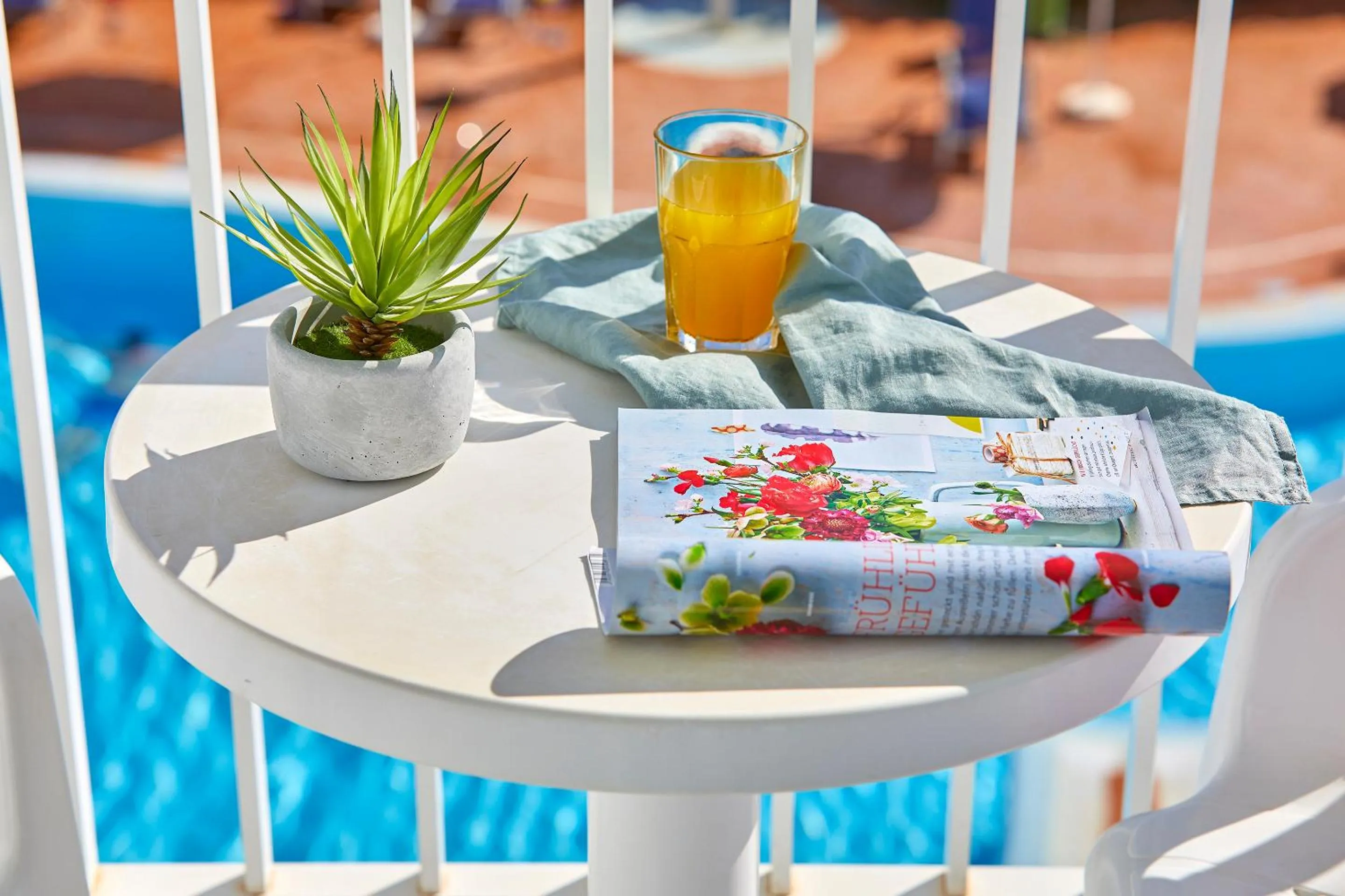 Balcony/Terrace in Gavimar Ariel Chico Hotel and Apartments
