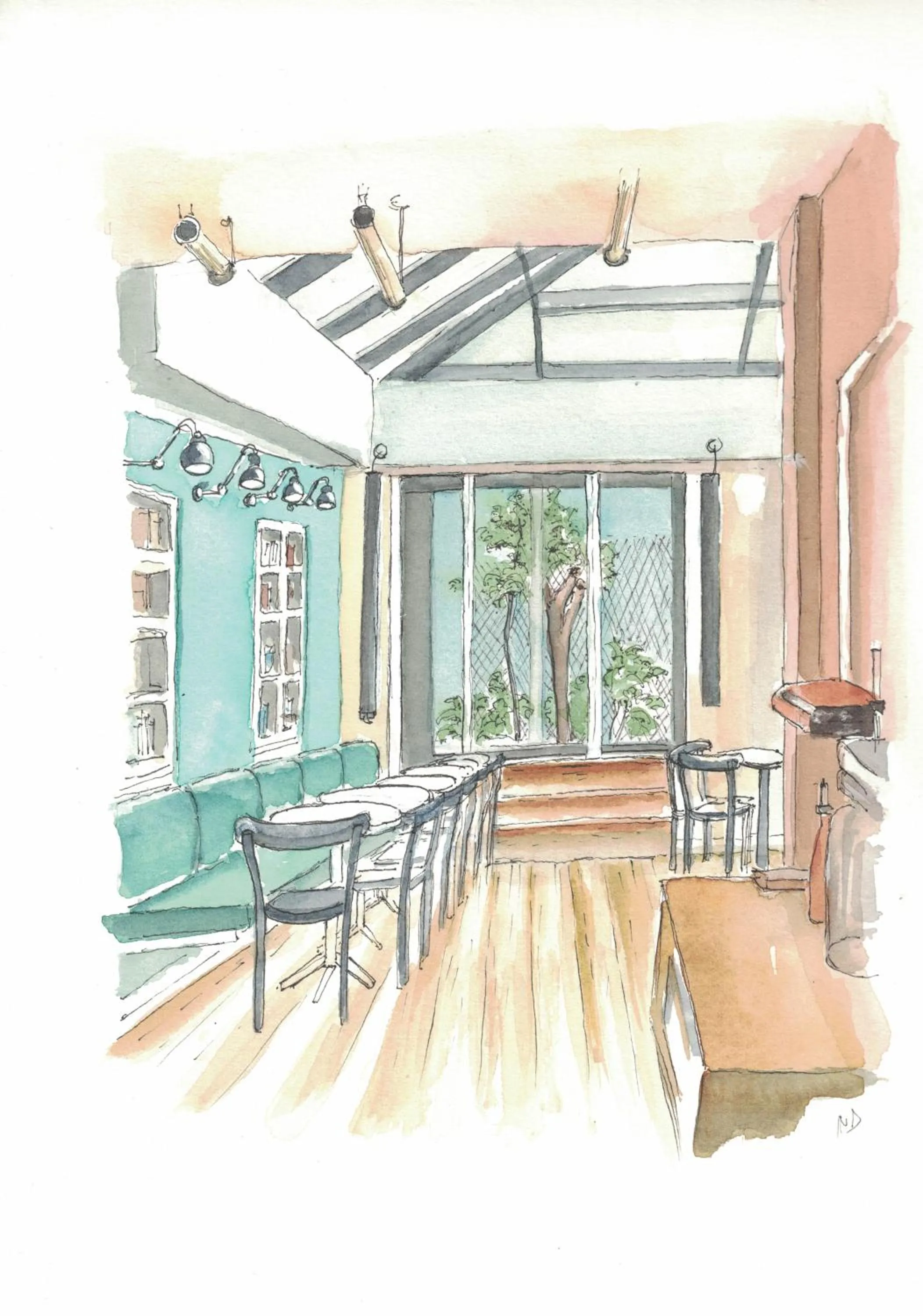 Restaurant/places to eat in Le Basile Hôtel