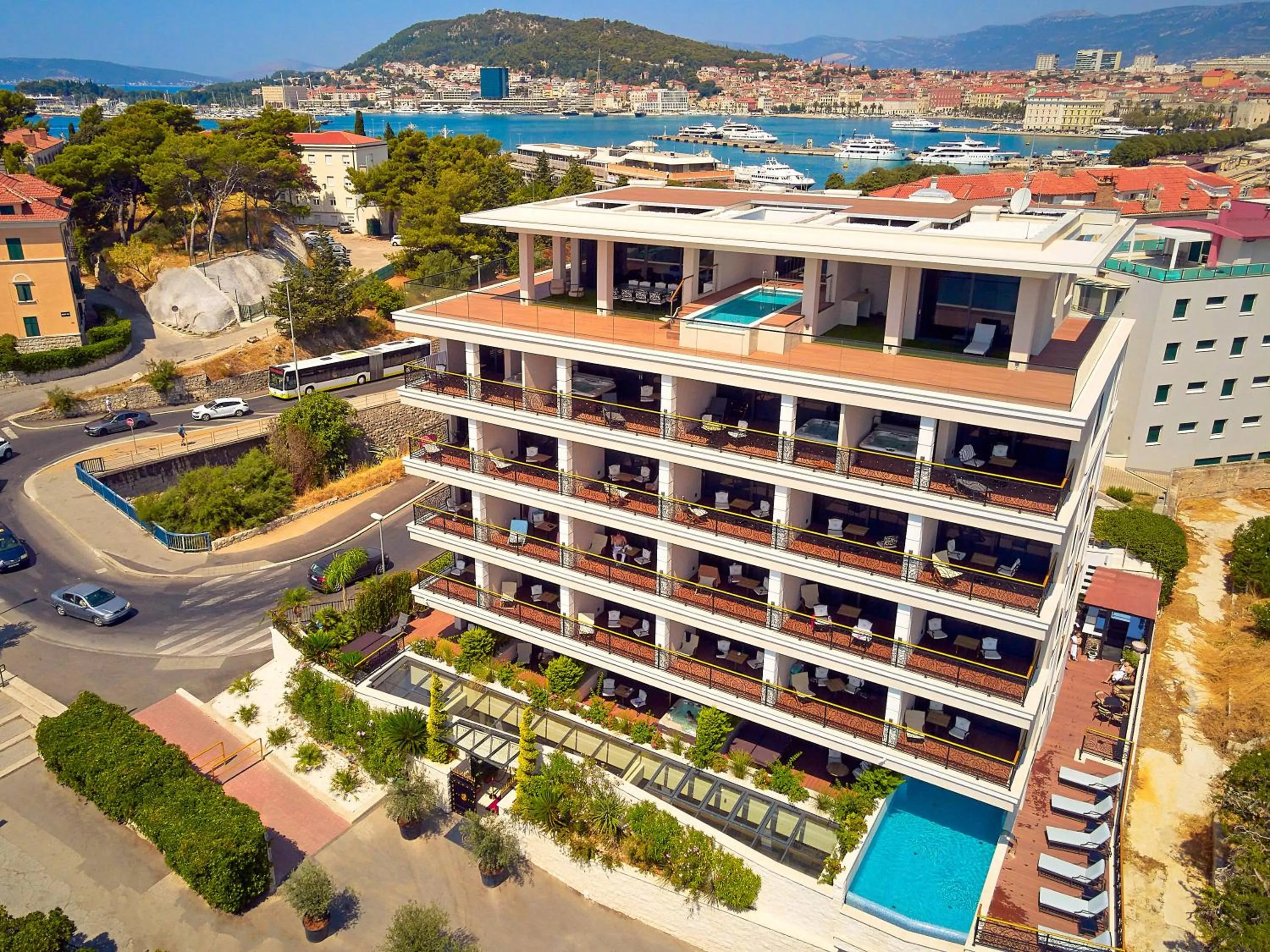 Property building in Hotel Villa Harmony