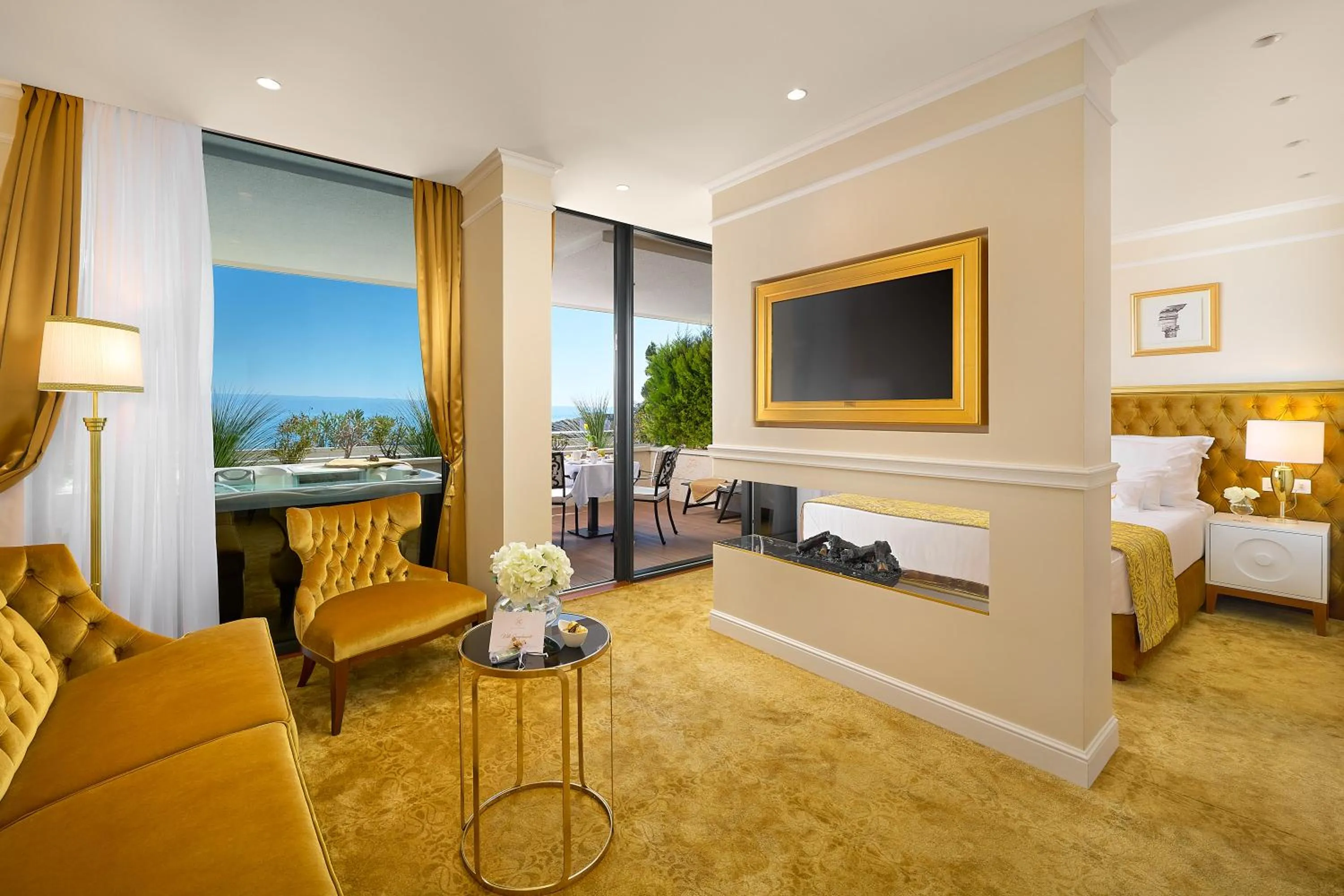 Bed in Hotel Villa Harmony