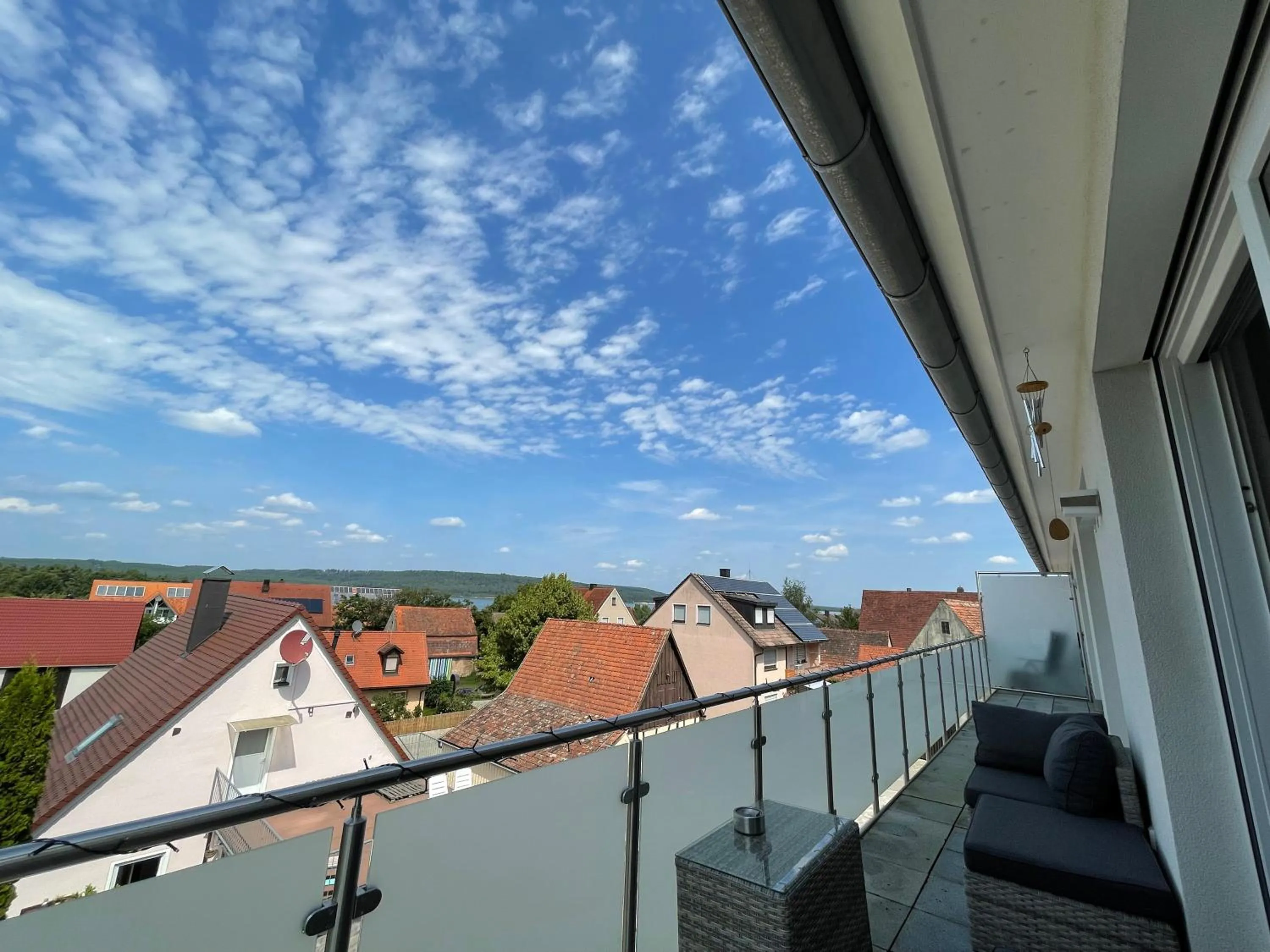 Balcony/Terrace in Ferienwohnung Seeblick