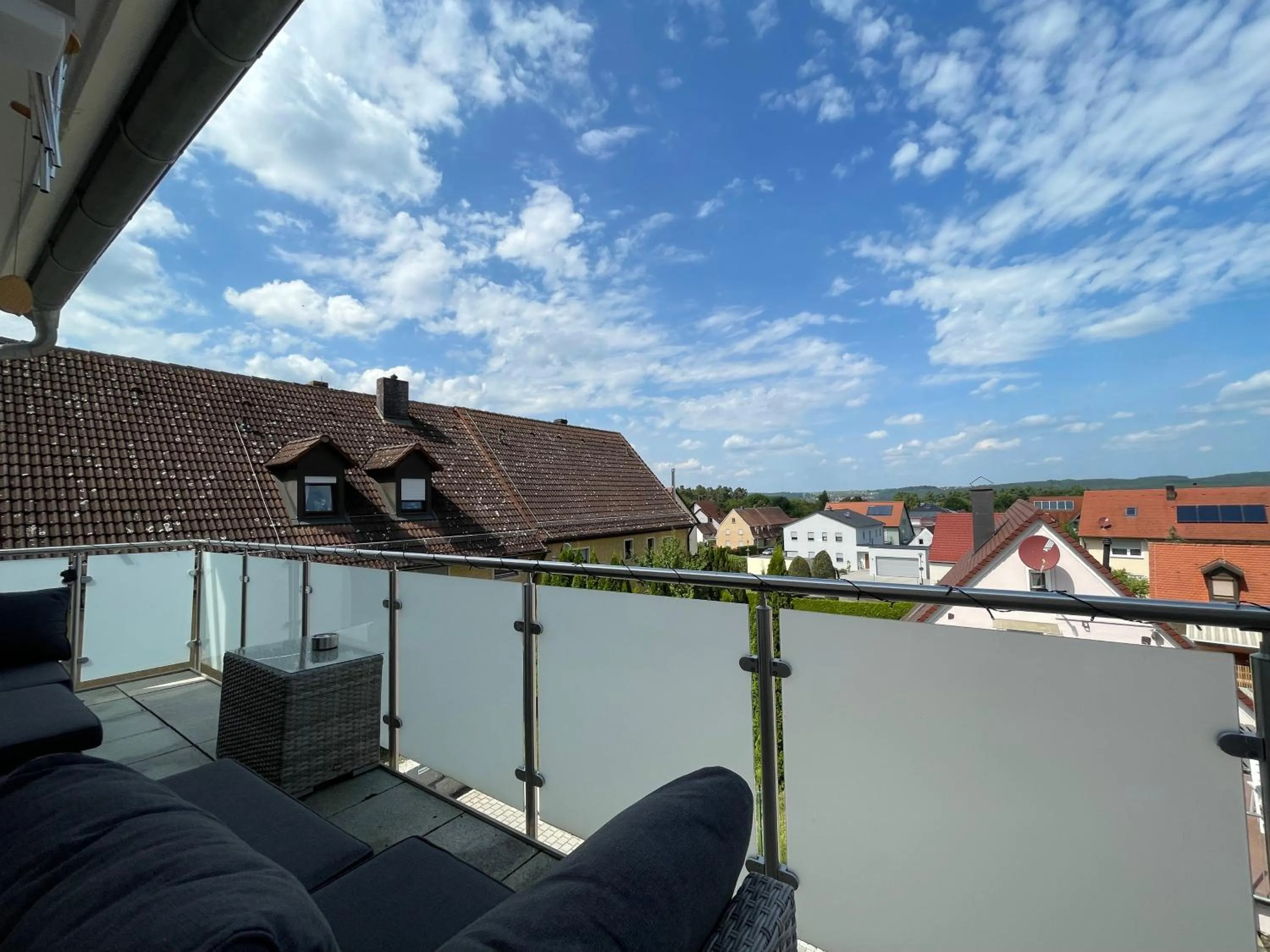 Balcony/Terrace in Ferienwohnung Seeblick