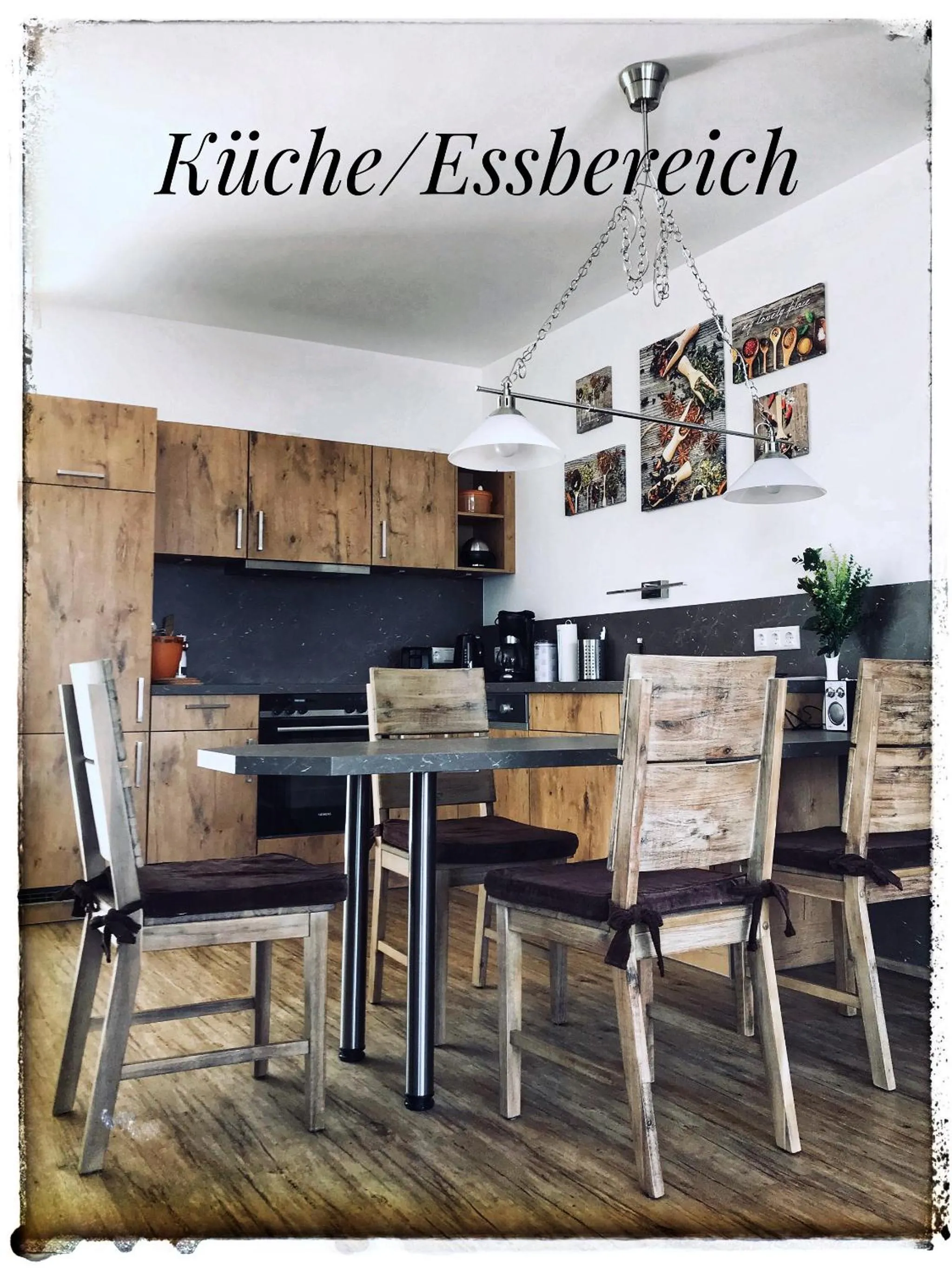 Dining area in Ferienwohnung Seeblick