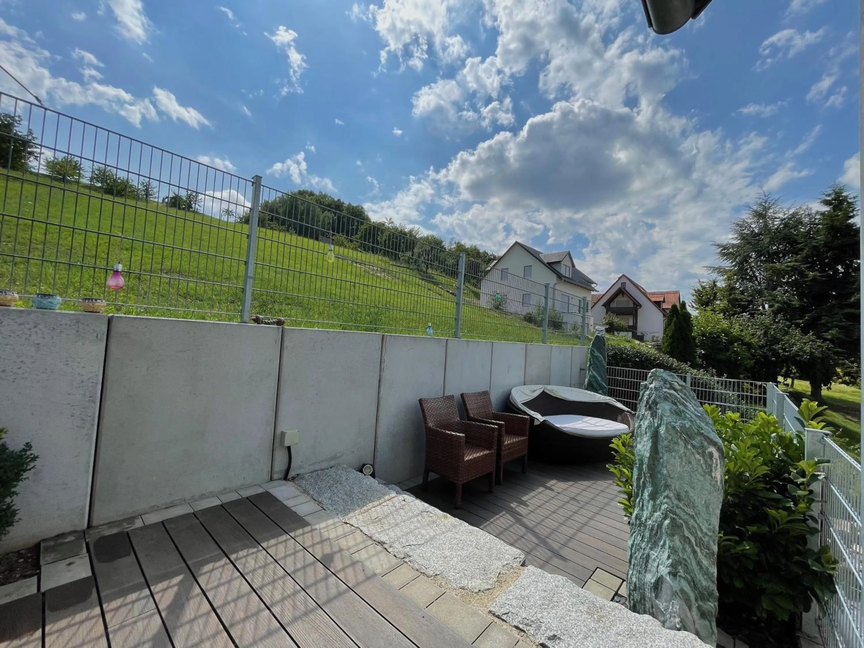 Balcony/Terrace in Ferienwohnung Seeblick