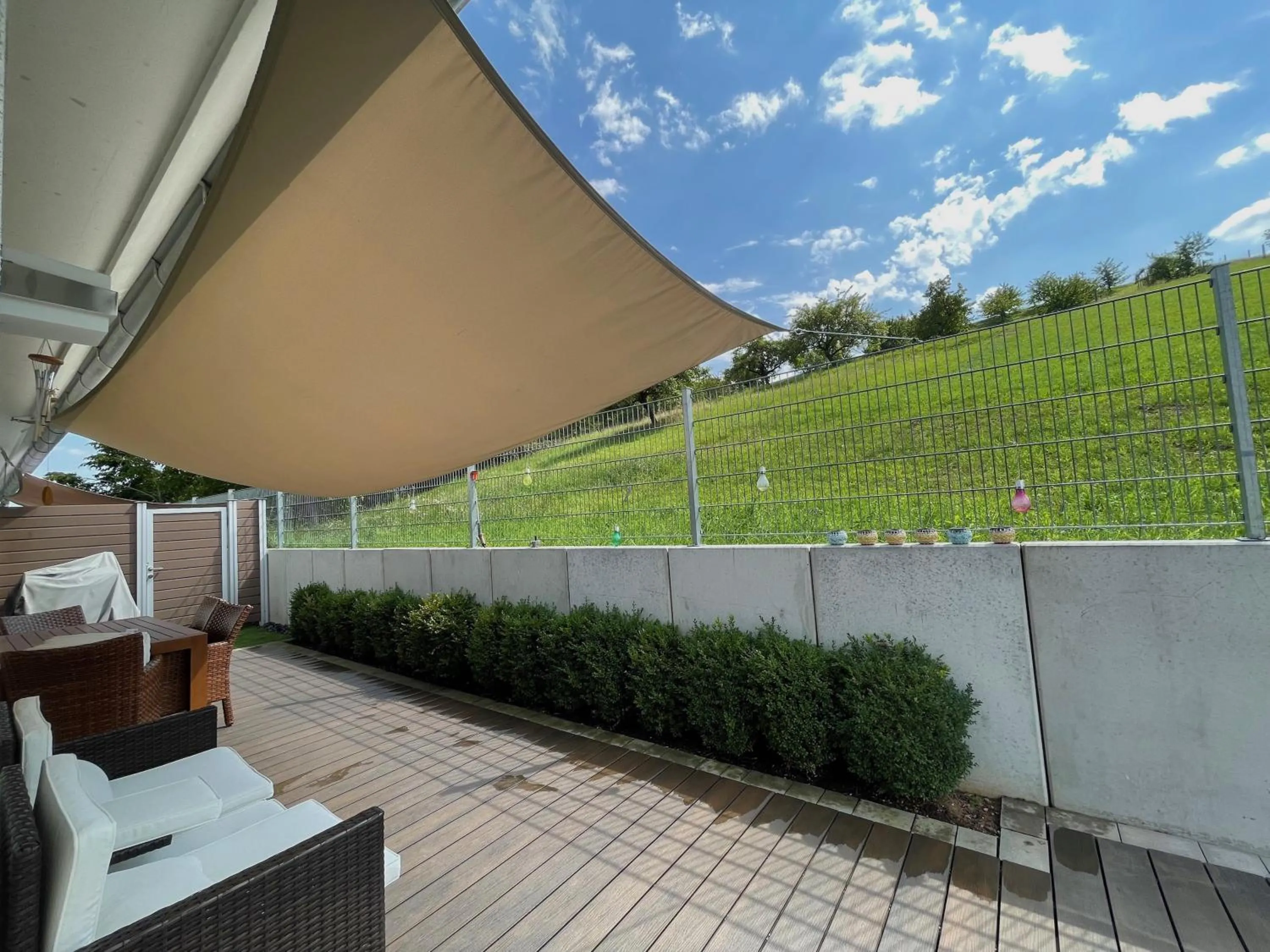 Balcony/Terrace in Ferienwohnung Seeblick