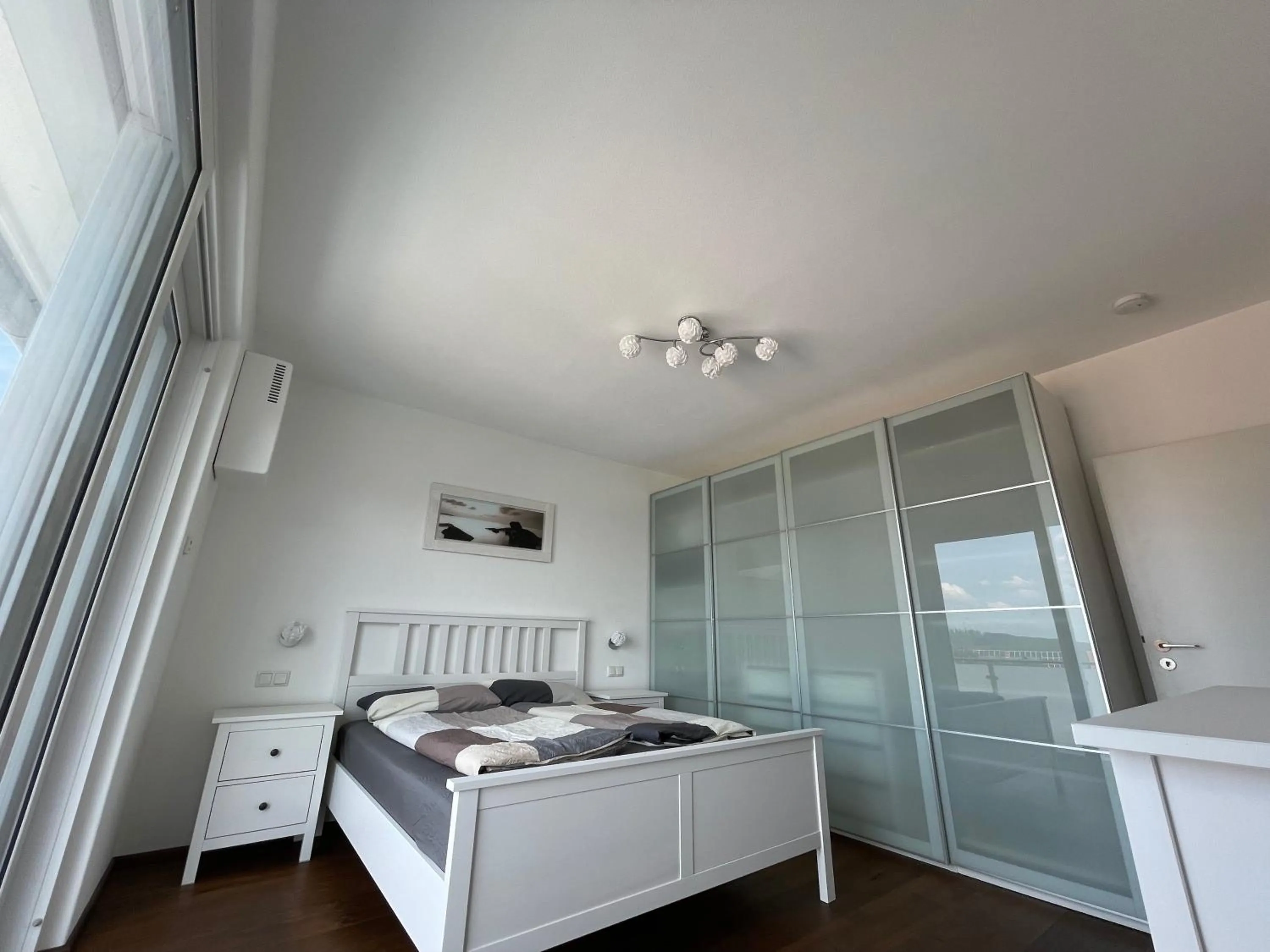 Bedroom, Bed in Ferienwohnung Seeblick