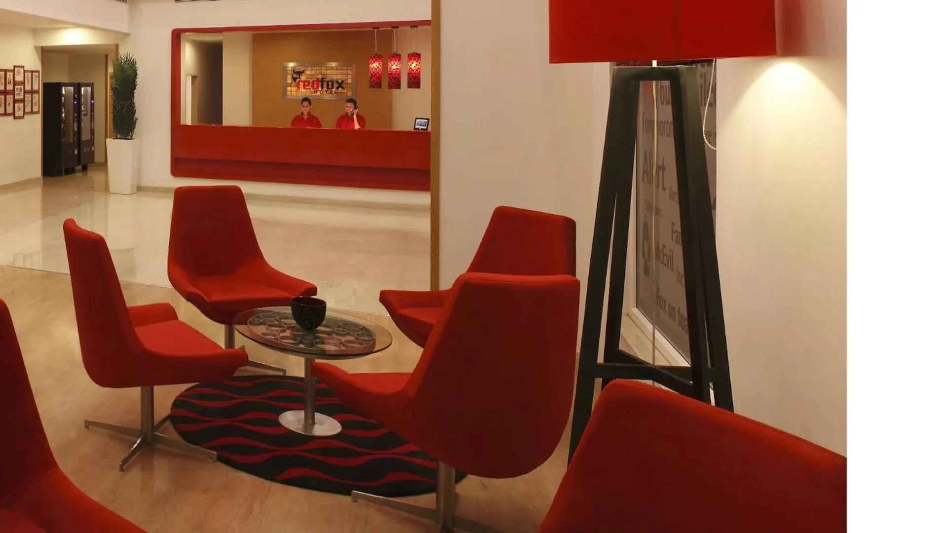 Lobby or reception in Red Fox by Lemon Tree Hotels, Delhi Airport