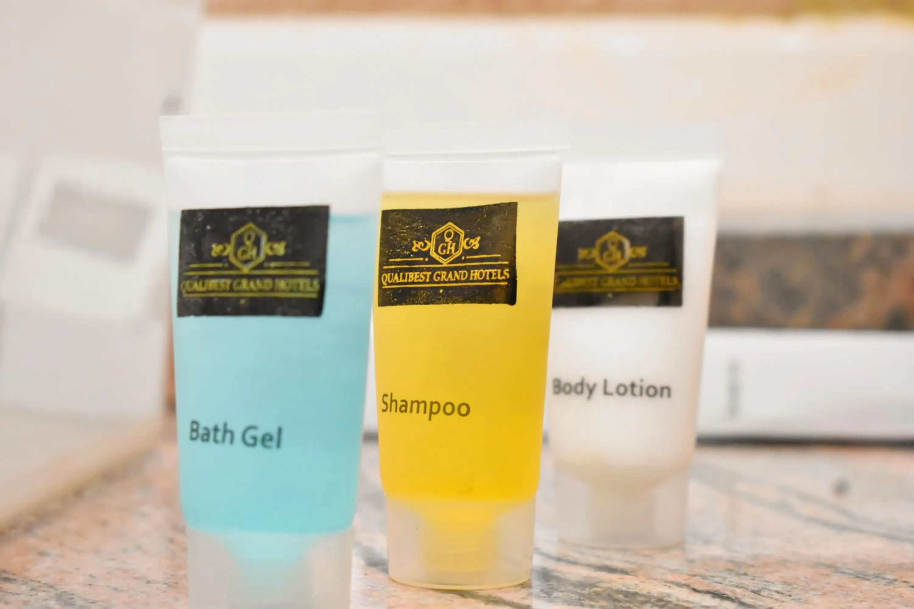 Bathroom in Qualibest Grand Hotels