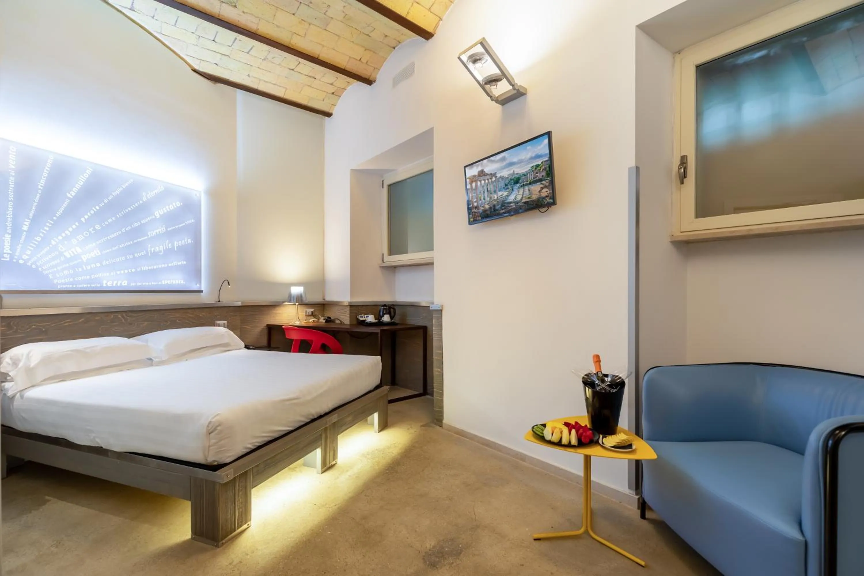 Bed in Hotel La Rovere