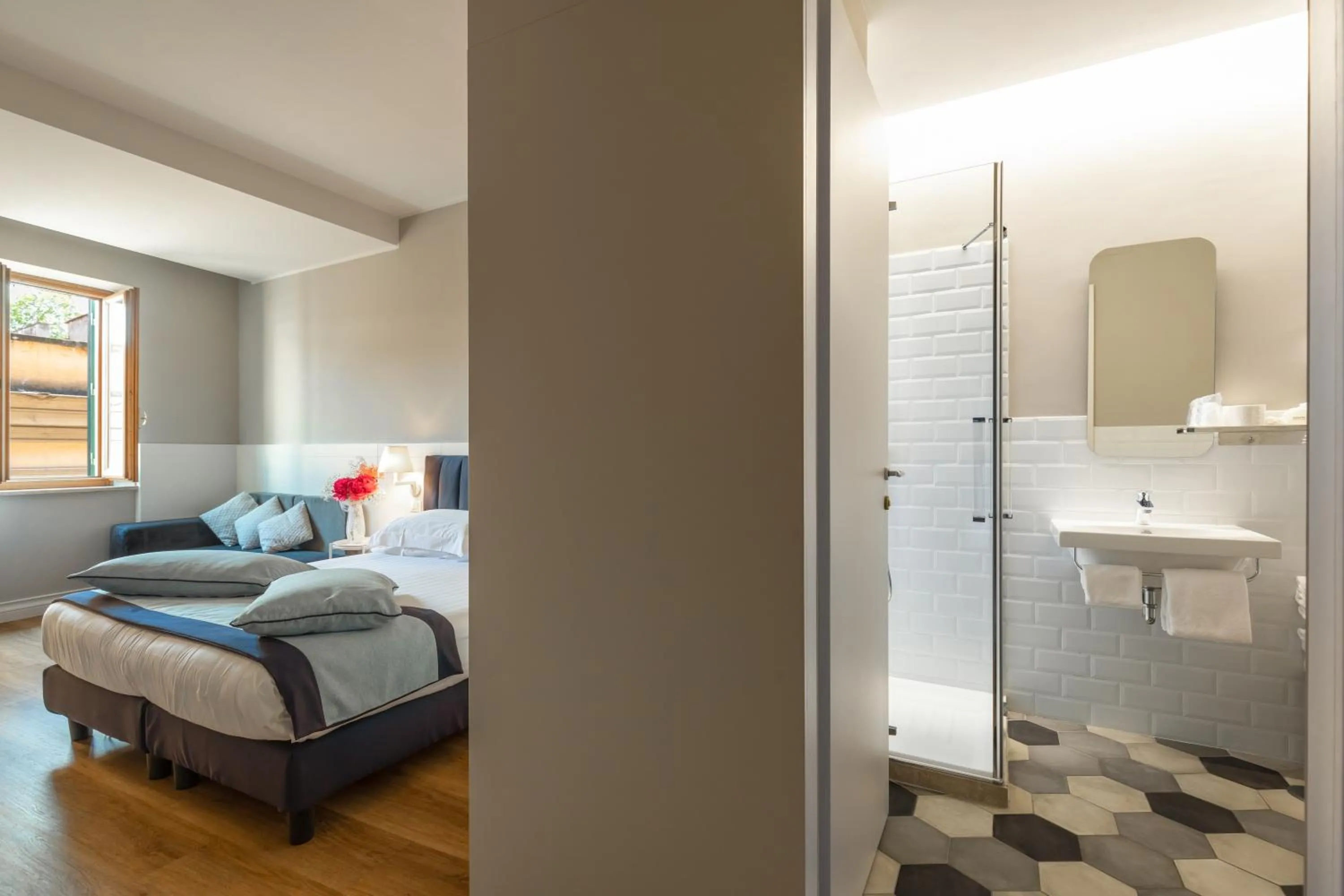 Bed in Hotel La Rovere