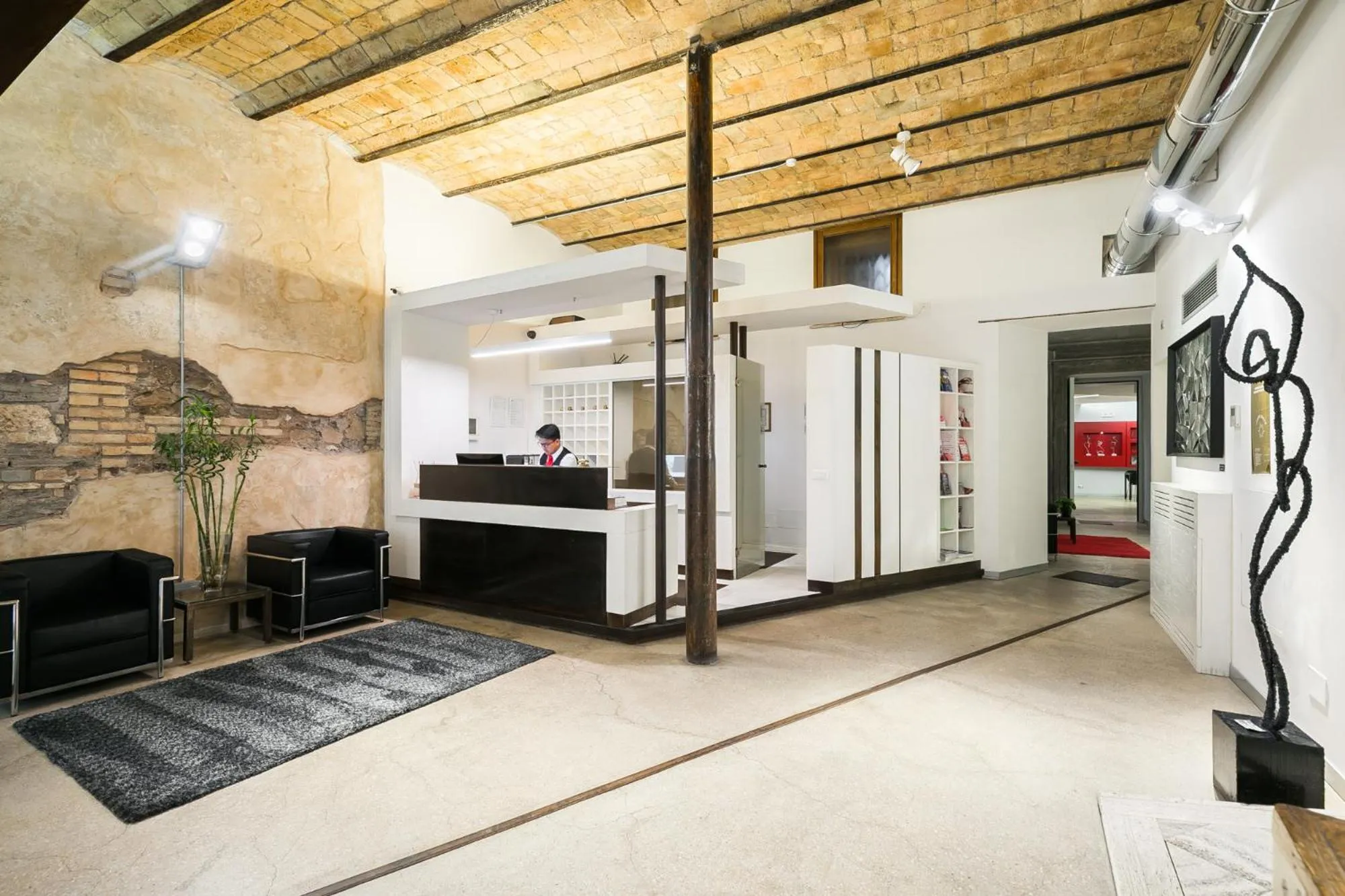 Lobby or reception in Hotel La Rovere