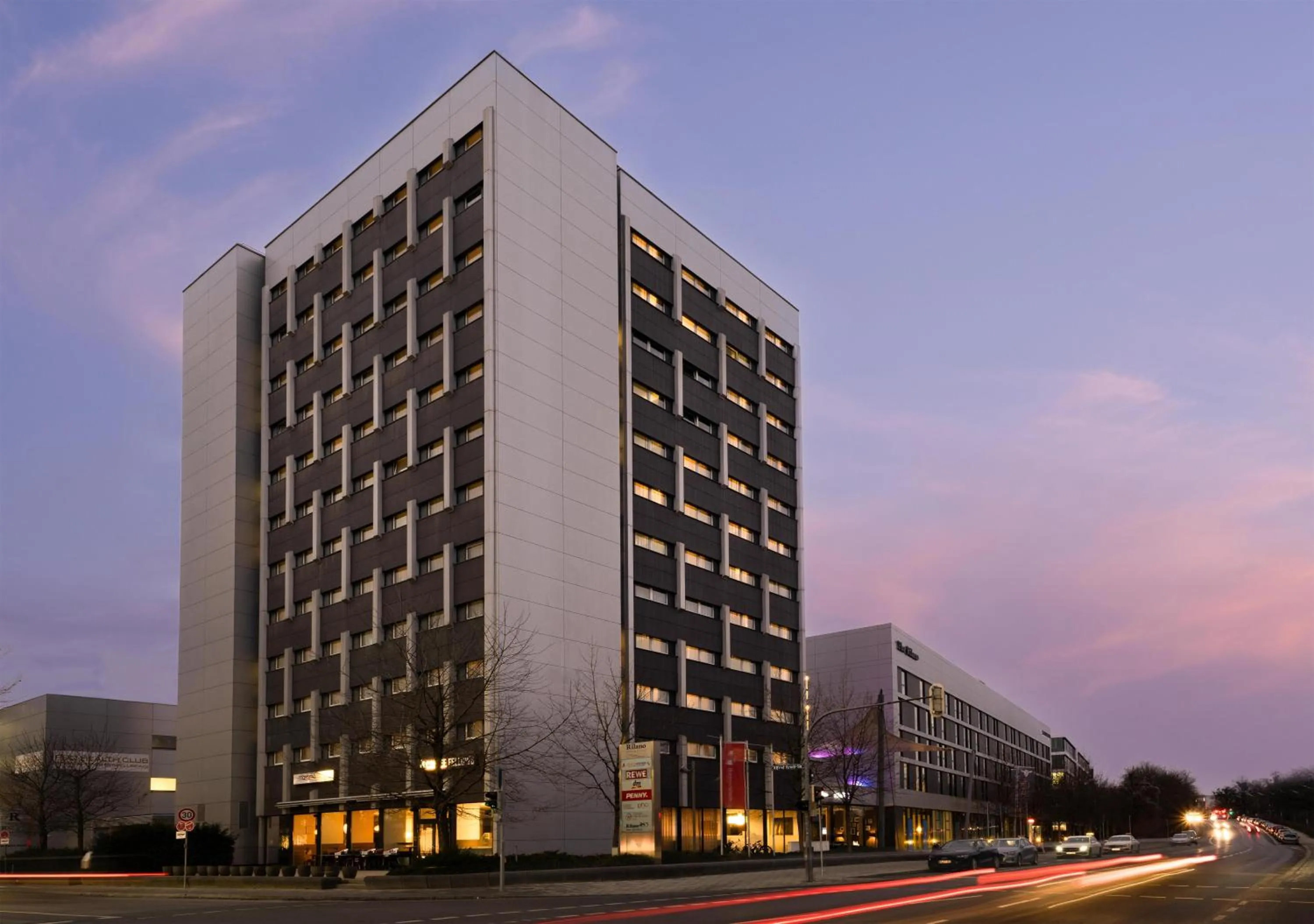 Property building in The Rilano Hotel München