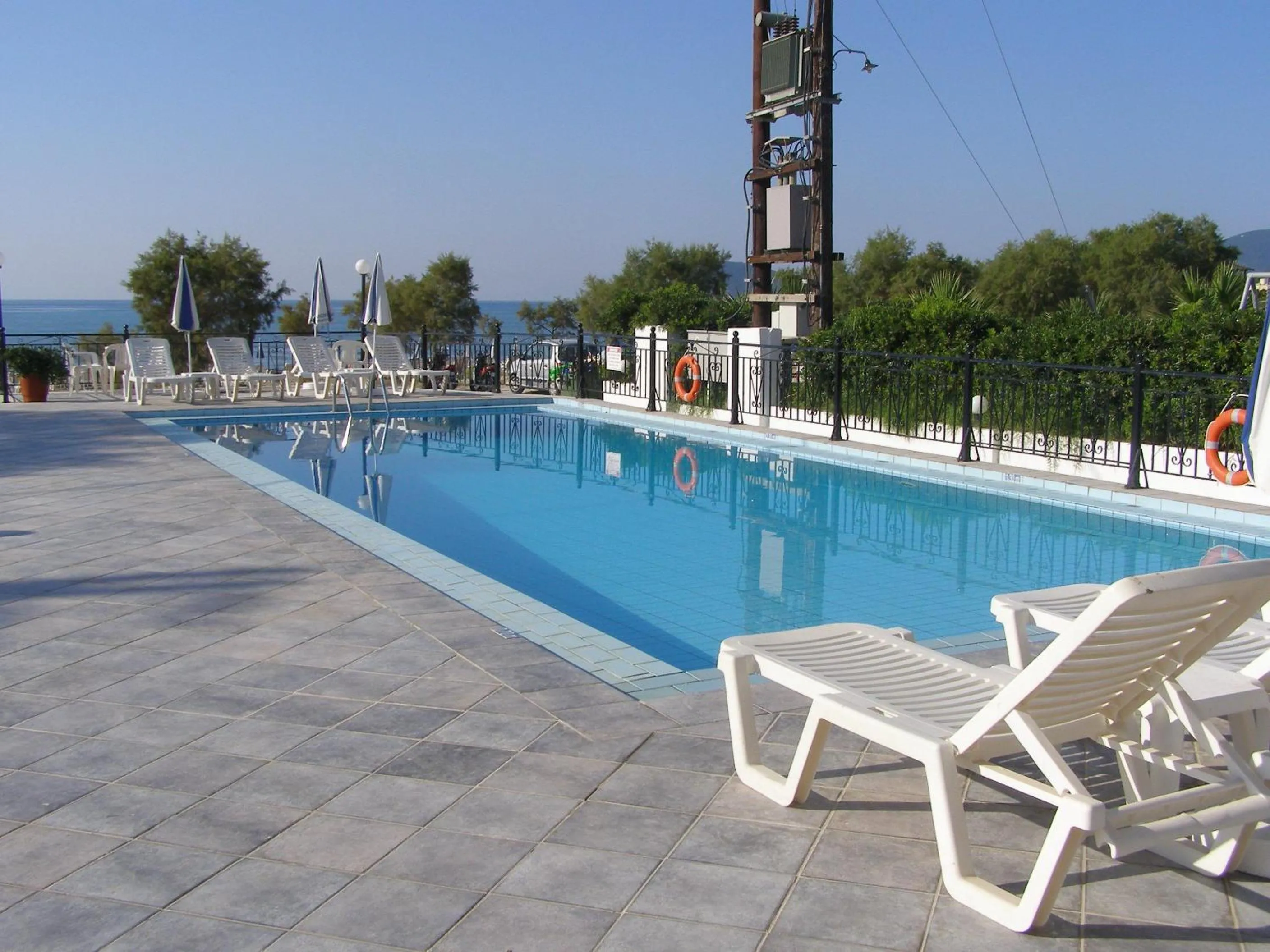 Swimming pool in Andreolas Beach Hotel