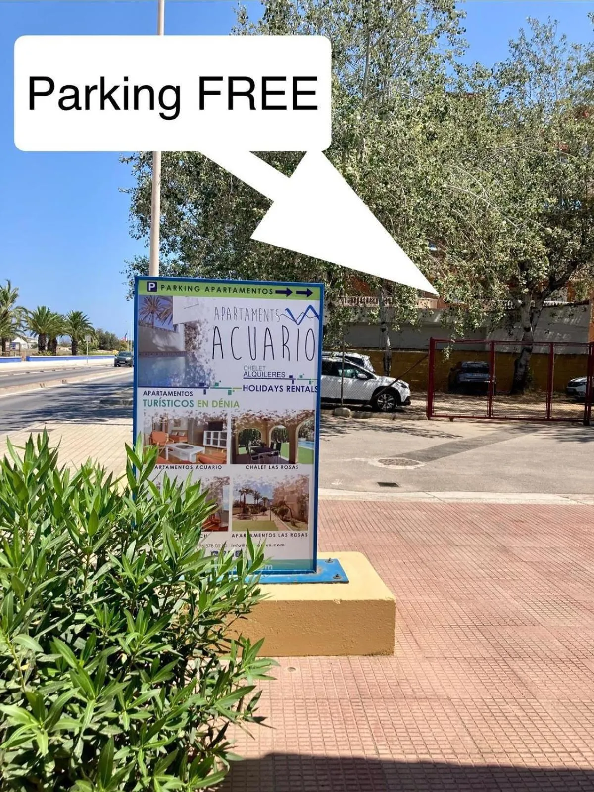 Parking in Apartamentos Acuario