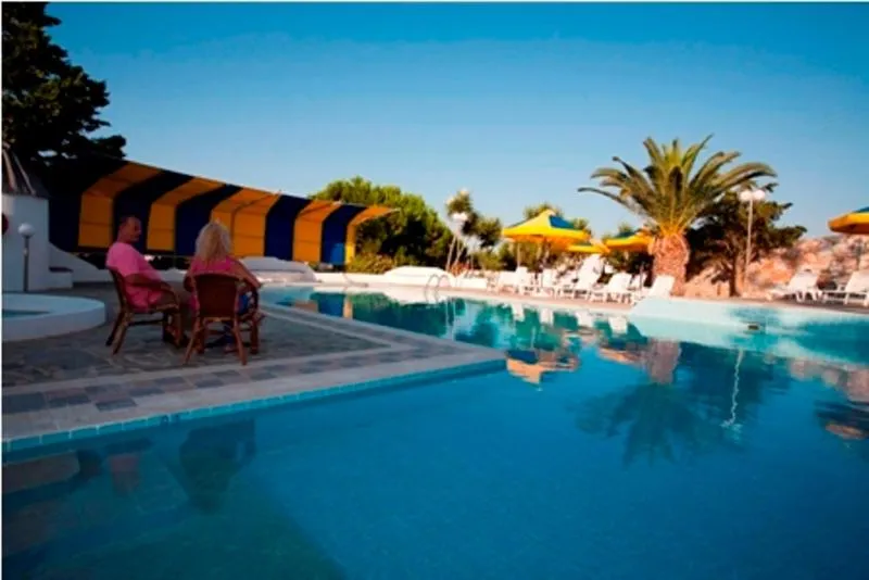 Swimming pool in Azolimnos Bay