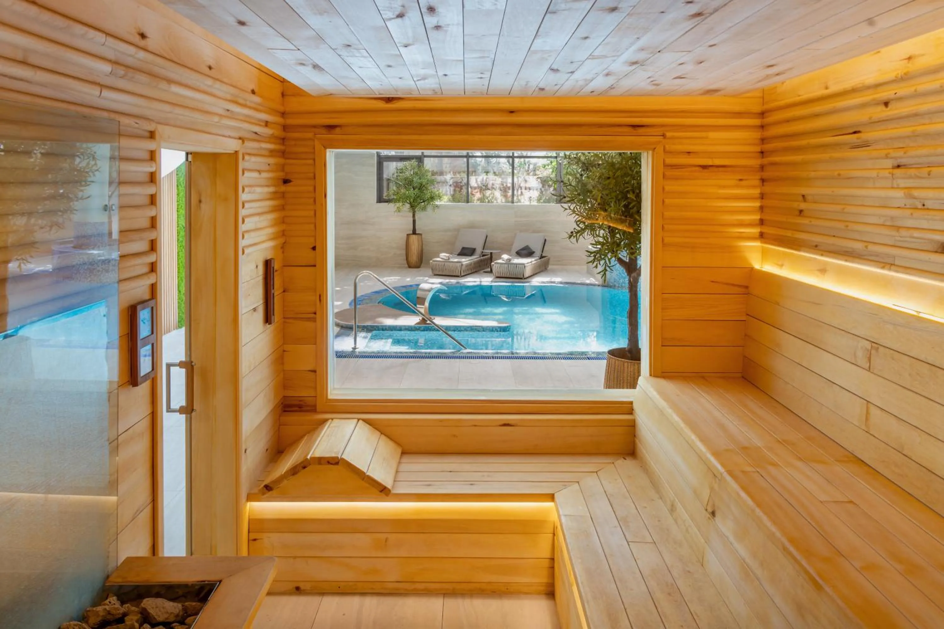 Sauna in Hotel President Solin