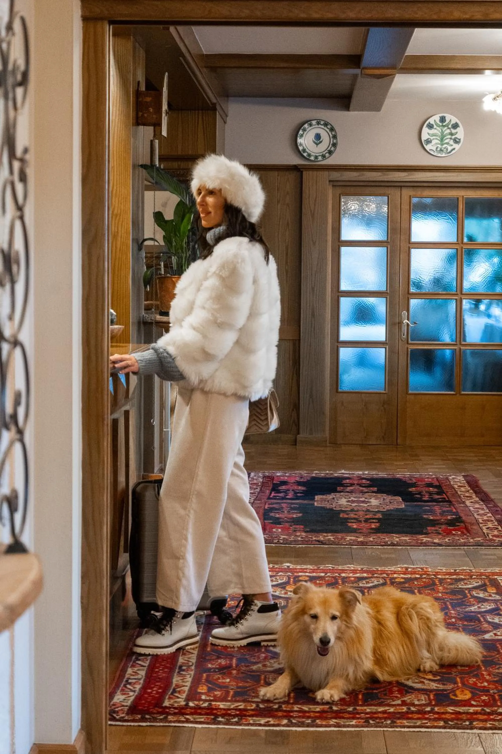 Lobby or reception in Belvedere Dolomites Flower Hotel