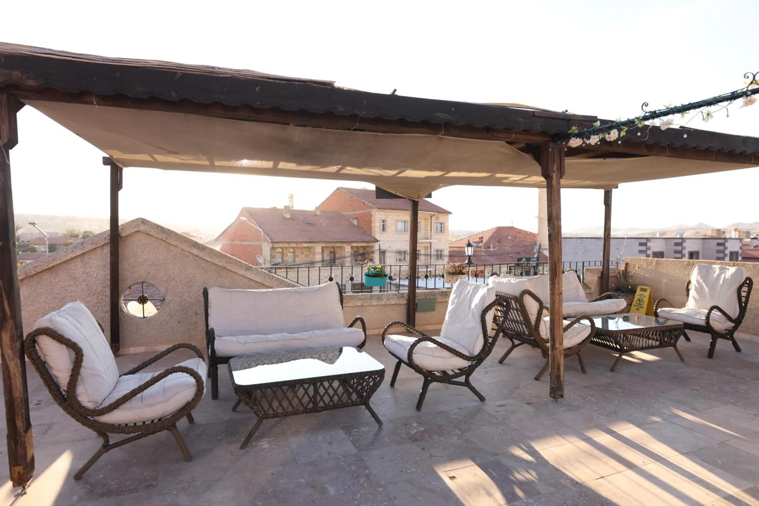 Seating area in Rose Valley Hotel