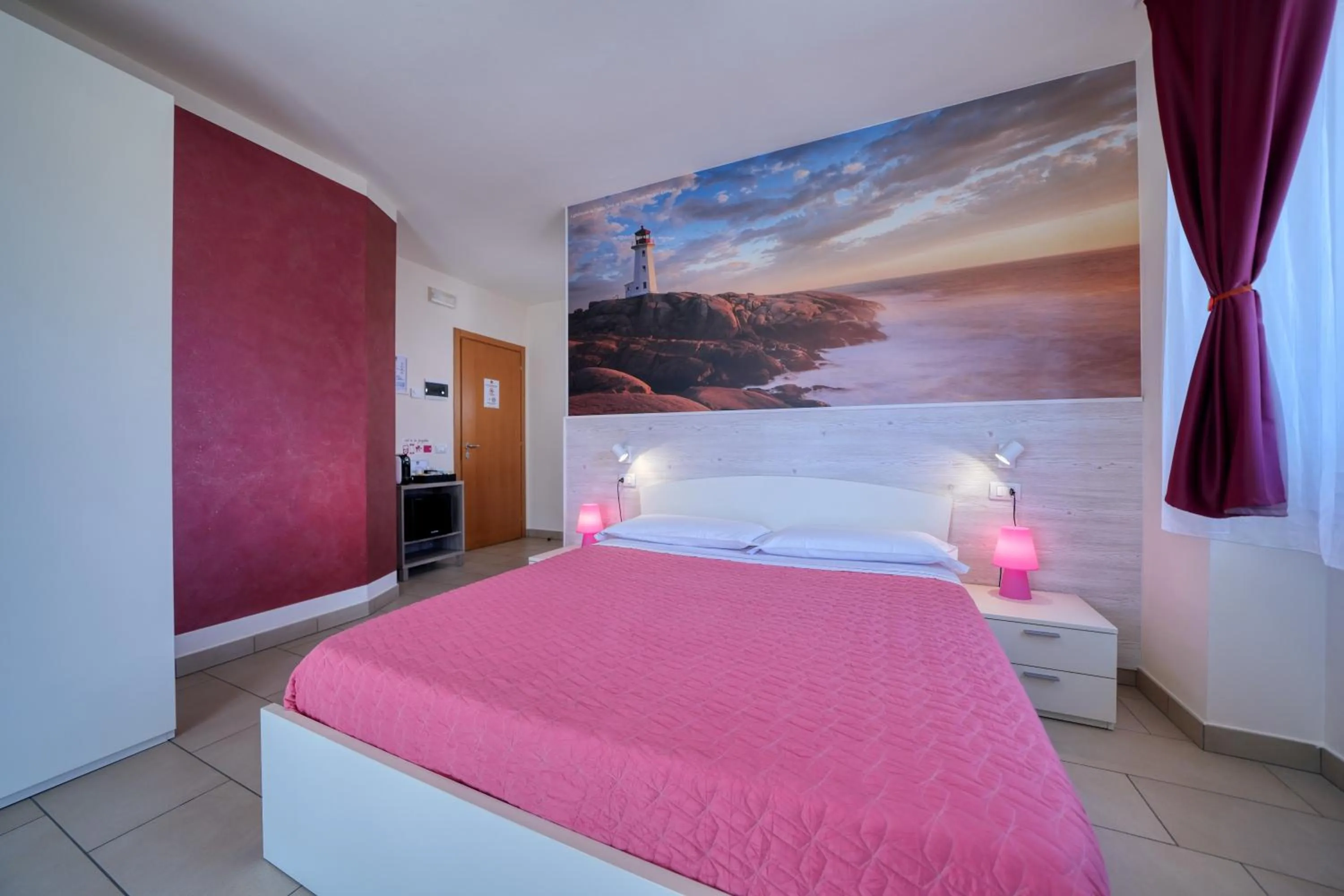 Bed in The Lighthouse Rooms