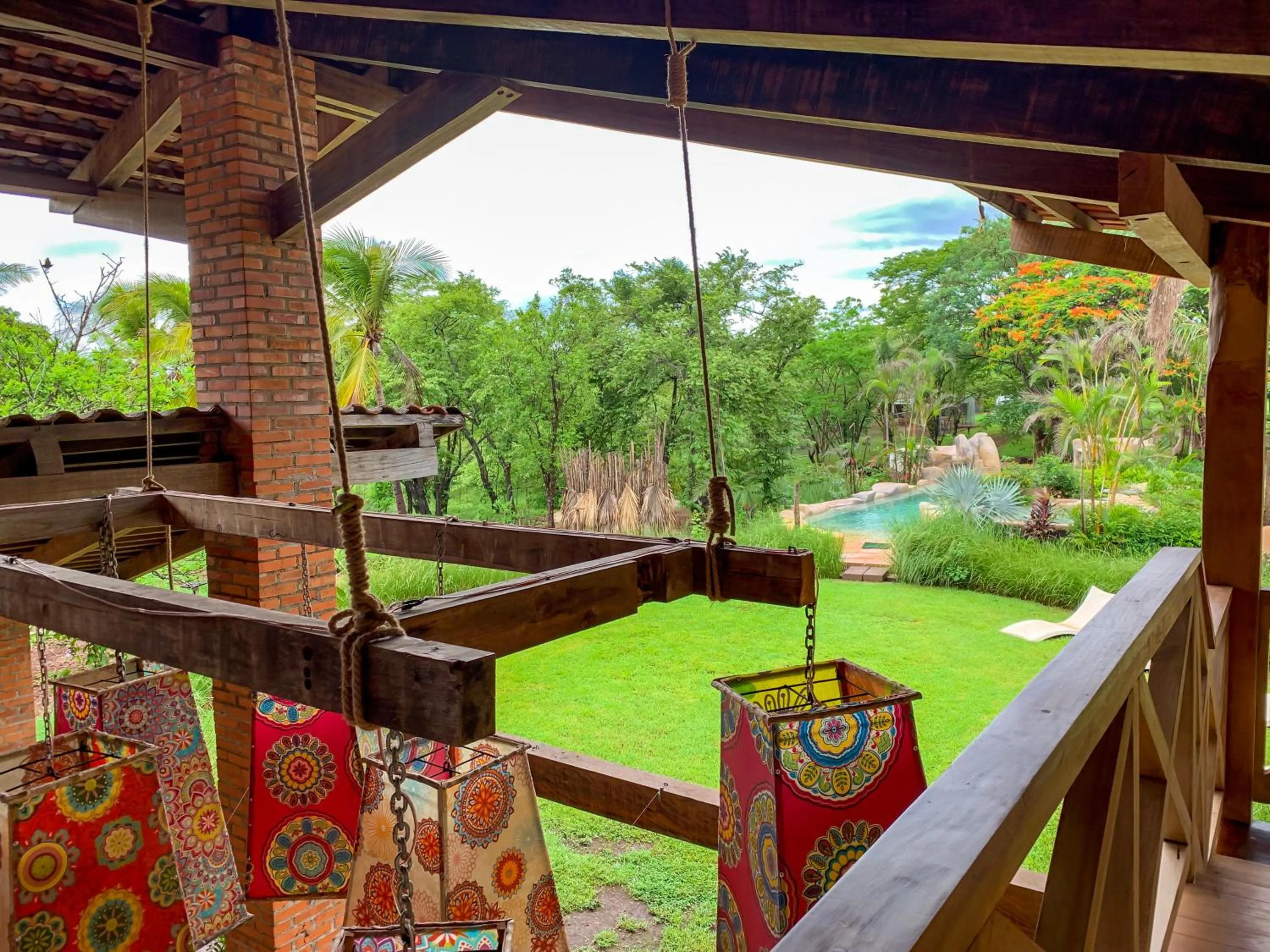 Patio in Latica Lodge