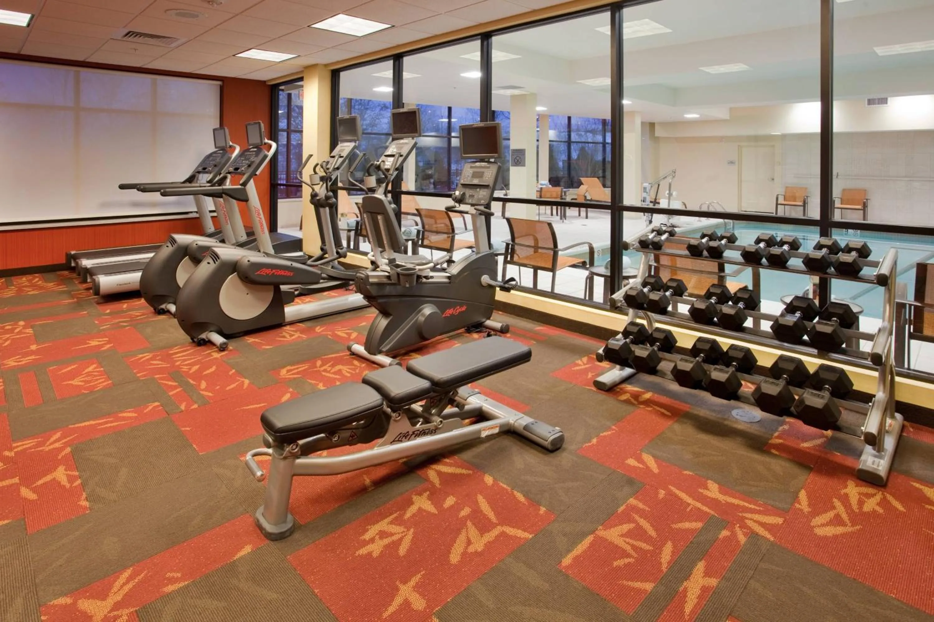 Fitness centre/facilities in Courtyard by Marriott Pittsburgh North/Cranberry Woods