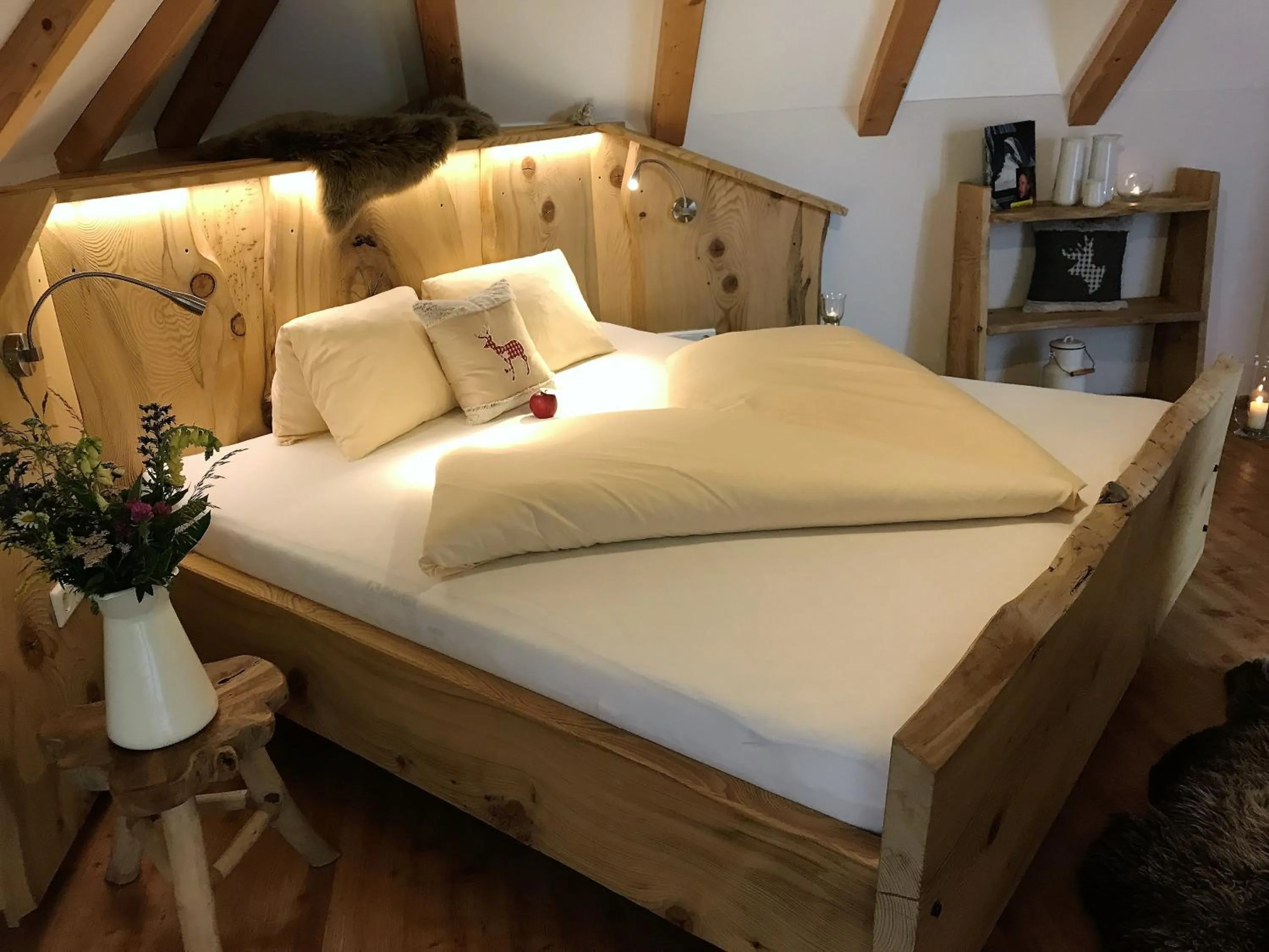 Bed in Hotel Garni Ida