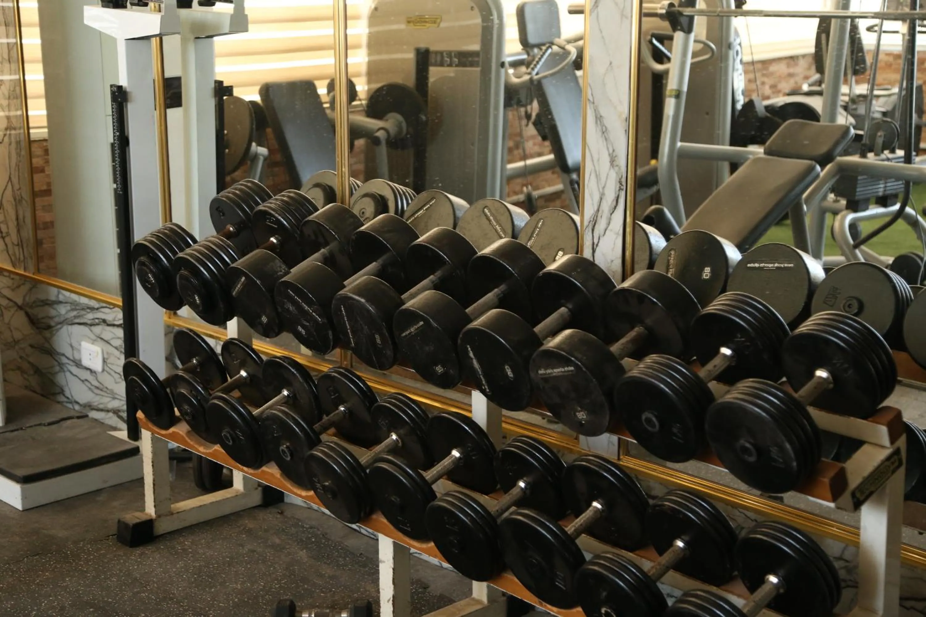 Fitness centre/facilities in Grape Village Hotel