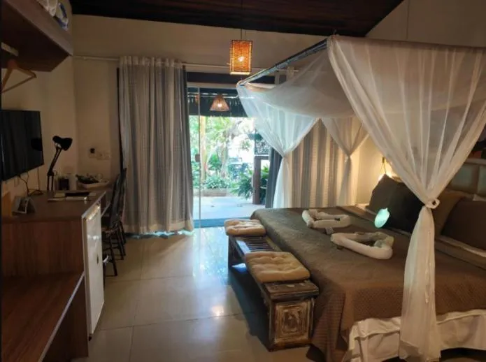 Bedroom, Bed in Xamã Senses - Hotel Pousada