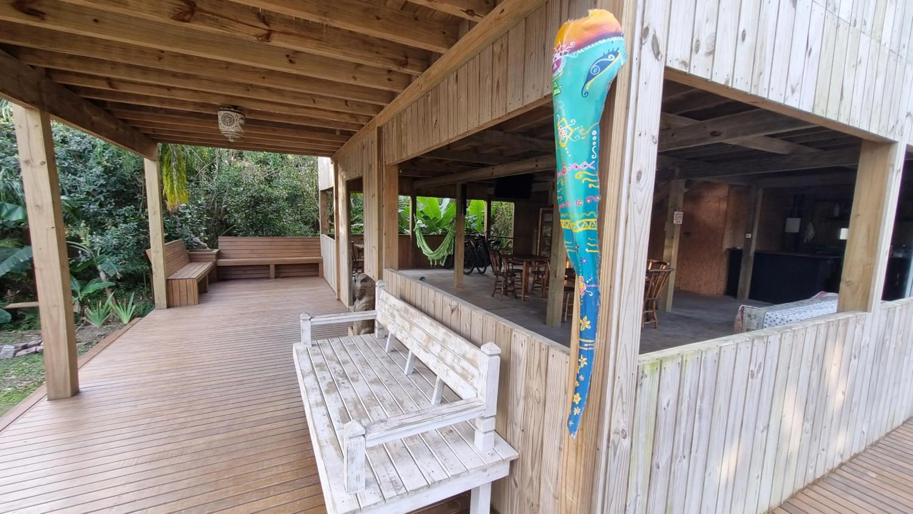 Garden in Arte da Tribo Hostel & Camping