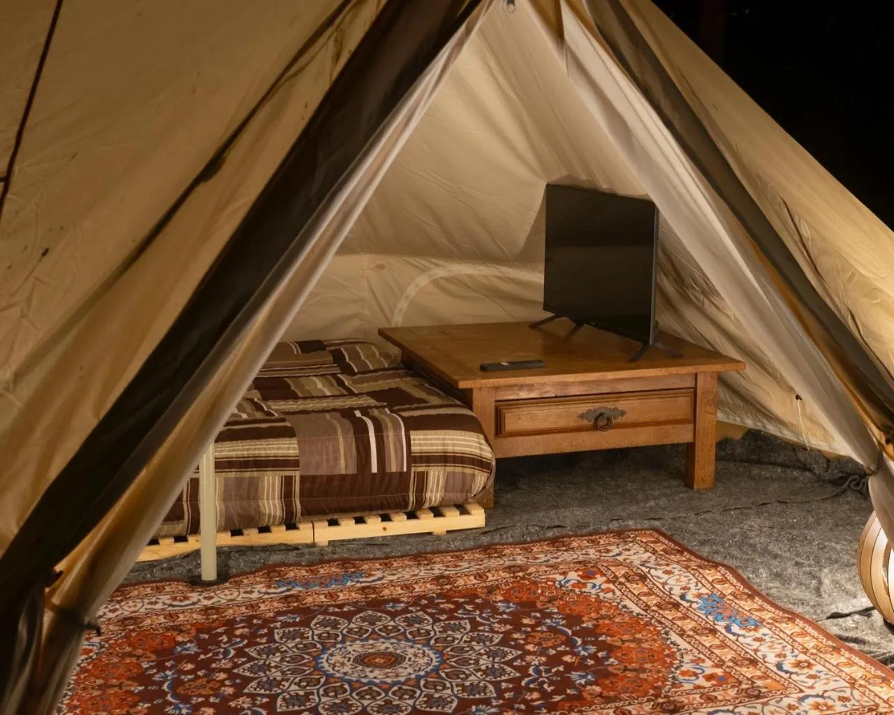 TV and multimedia, Bed in Arte da Tribo Hostel & Camping