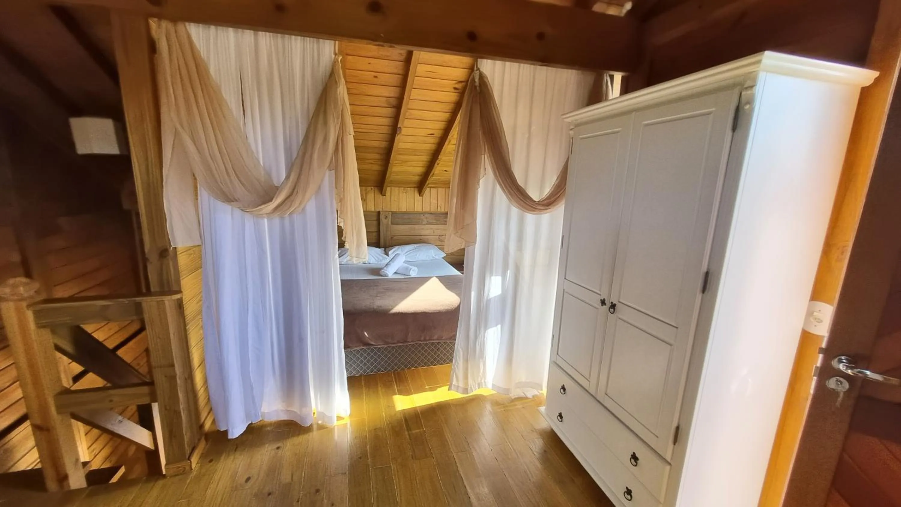 Bed in Arte da Tribo Hostel & Camping