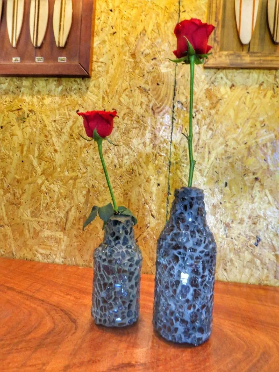 Decorative detail in Arte da Tribo Hostel & Camping