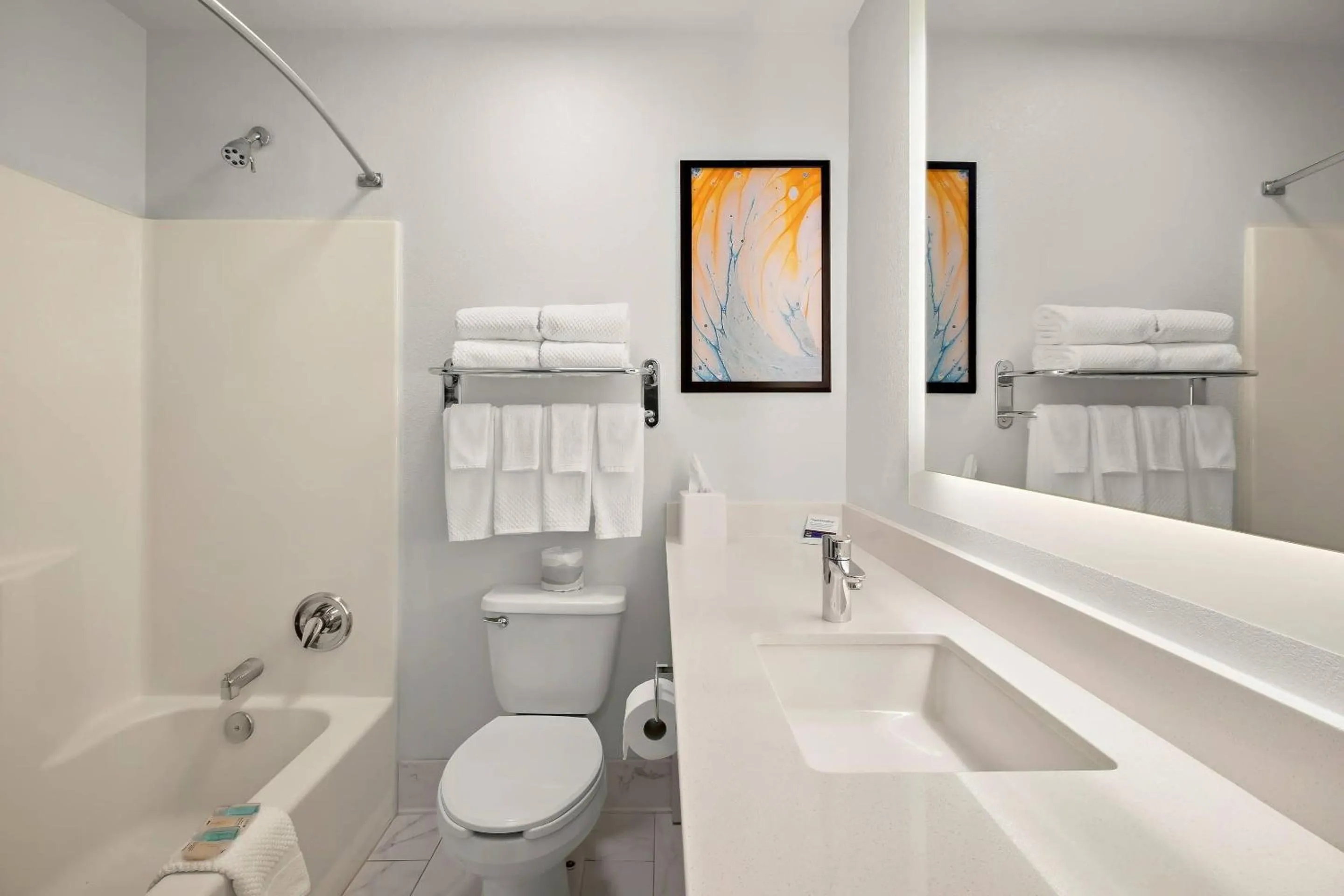 Bedroom in MainStay Suites Cincinnati Blue Ash