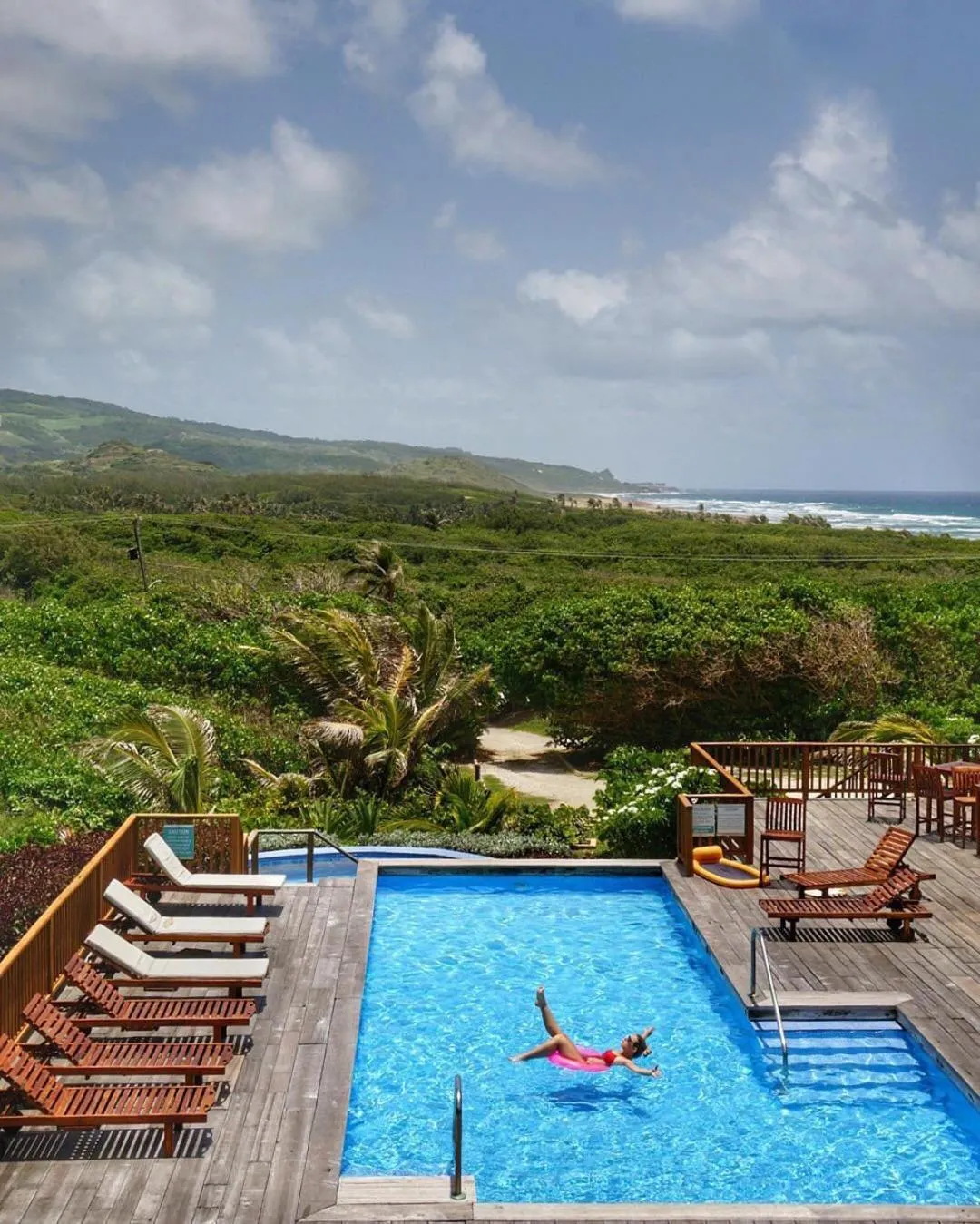 Swimming pool in Santosha Barbados