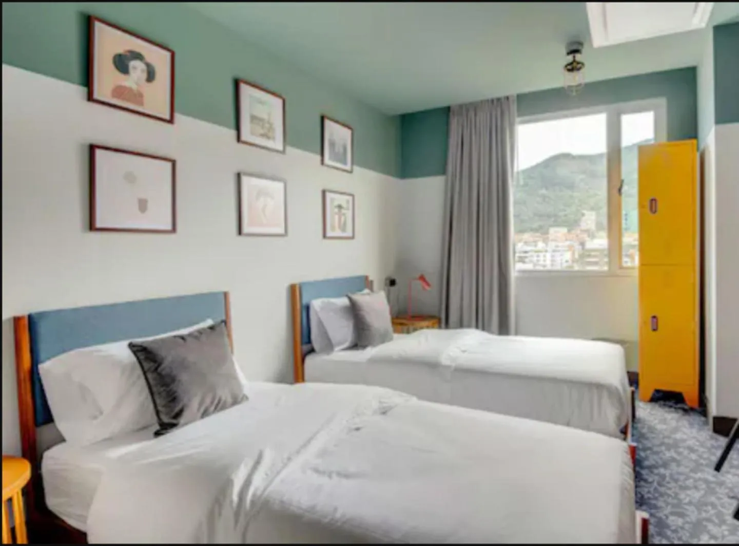 Bed in Selina Parque 93 Bogota