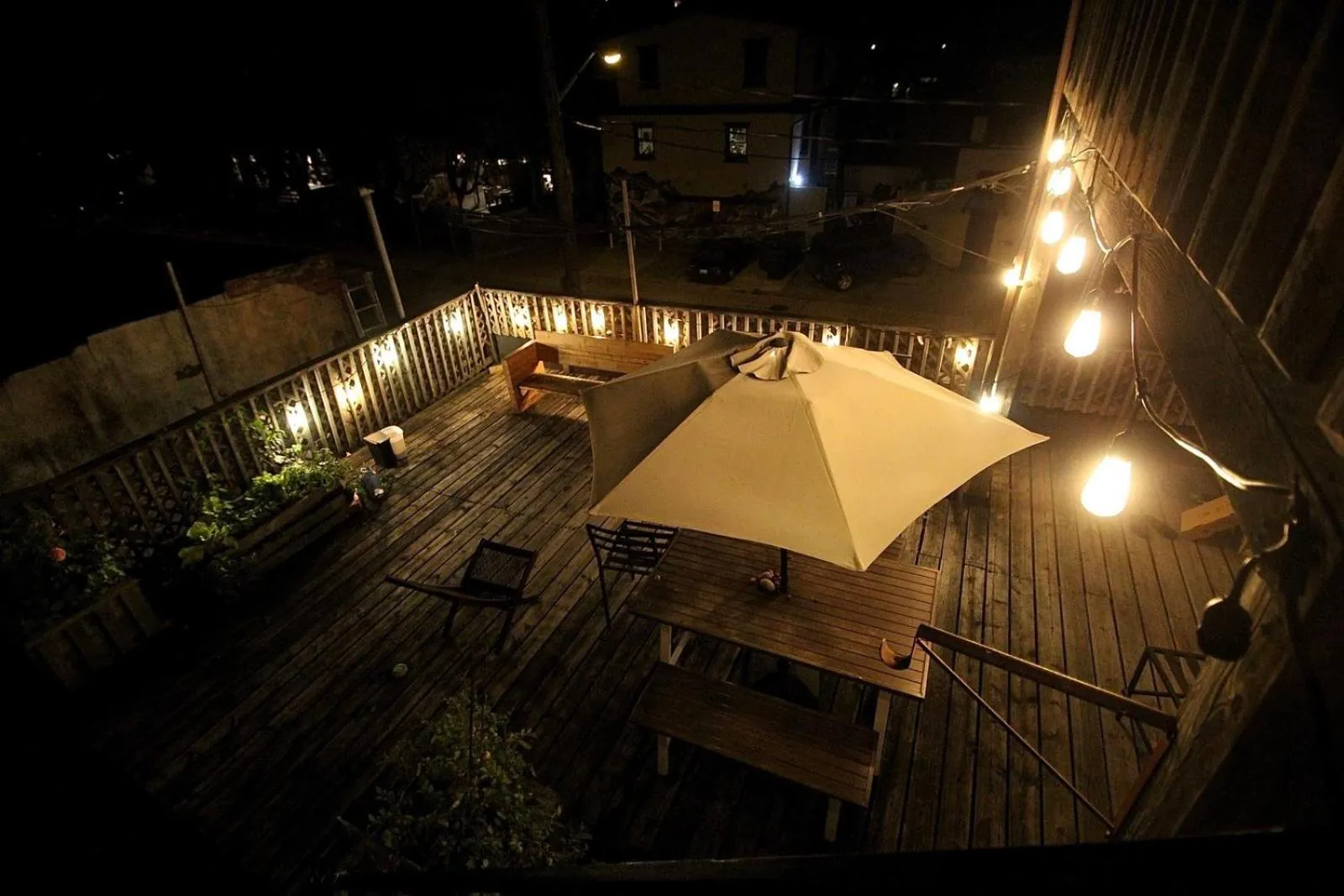 Patio in The Parkdale Hostellerie