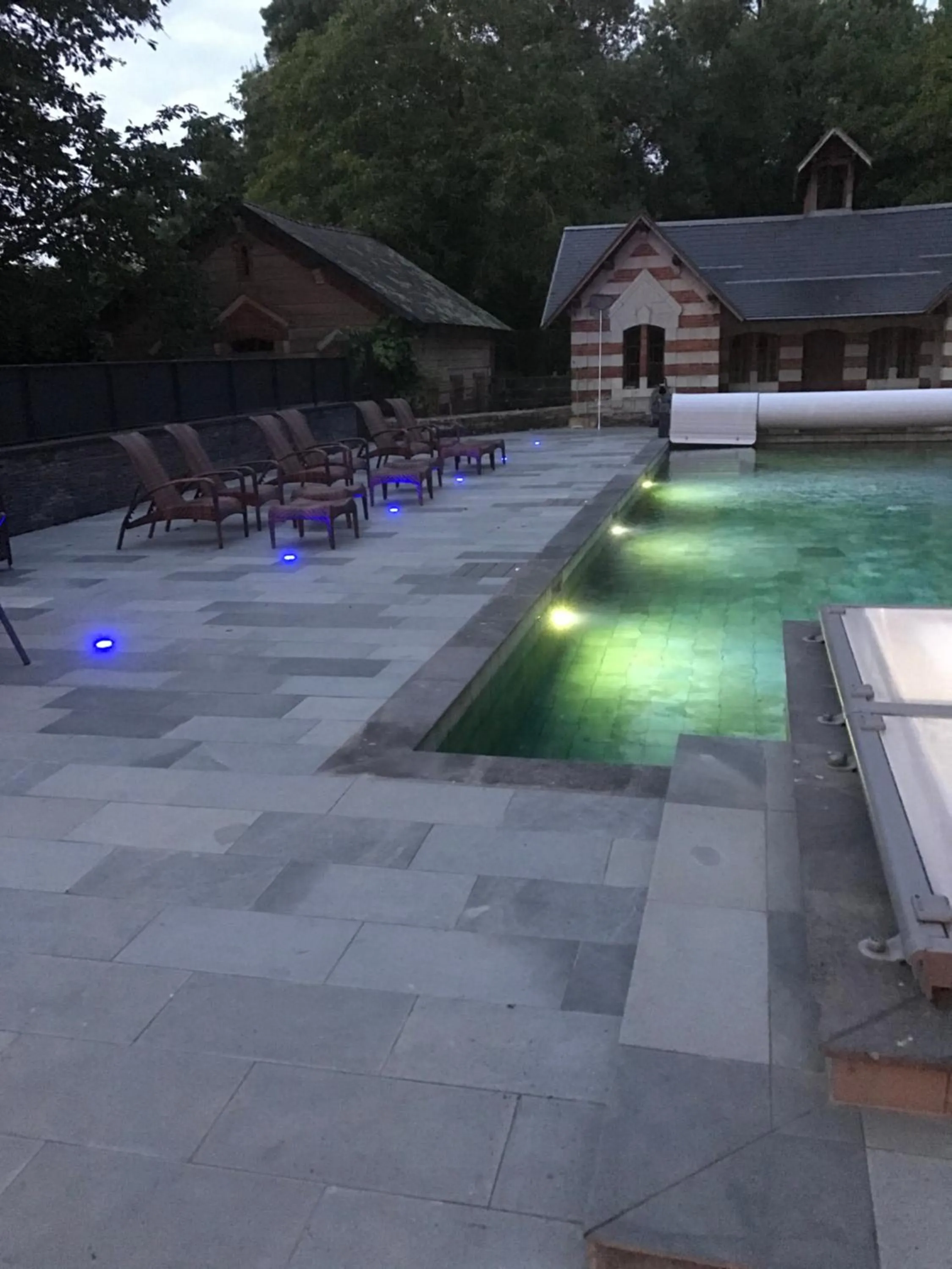 Swimming pool in Château de Belle Poule