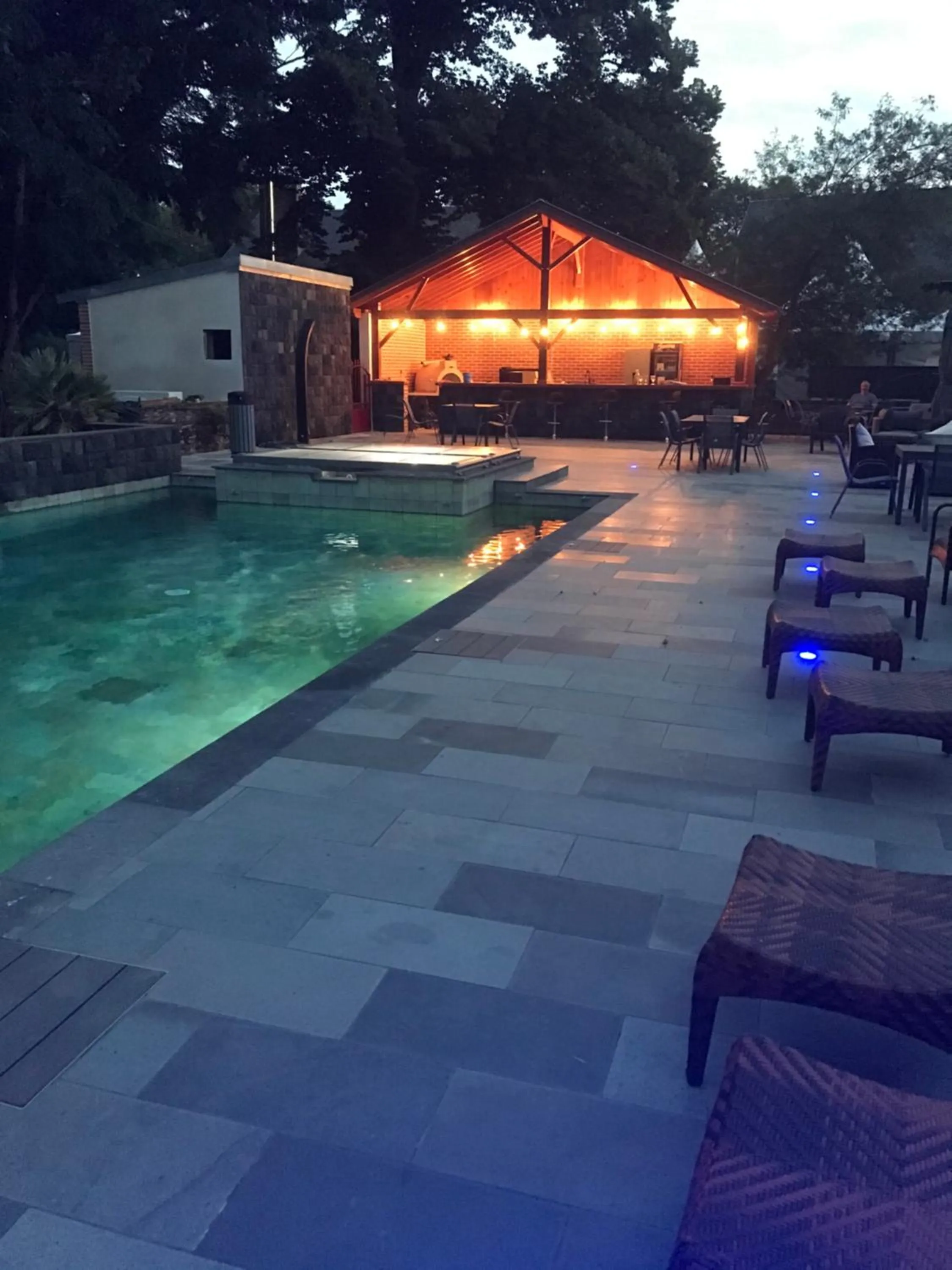 Swimming pool in Château de Belle Poule