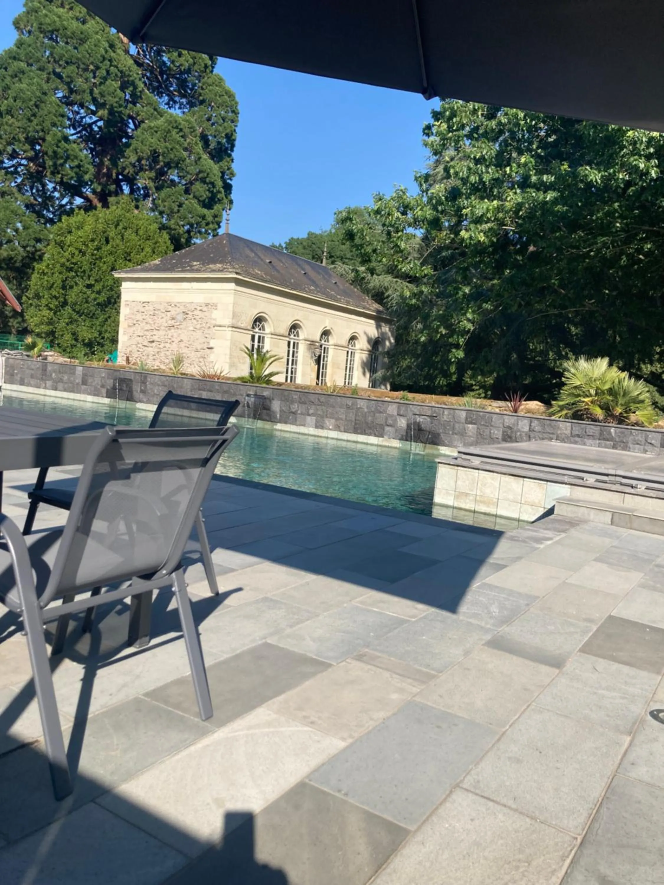 Swimming pool in Château de Belle Poule