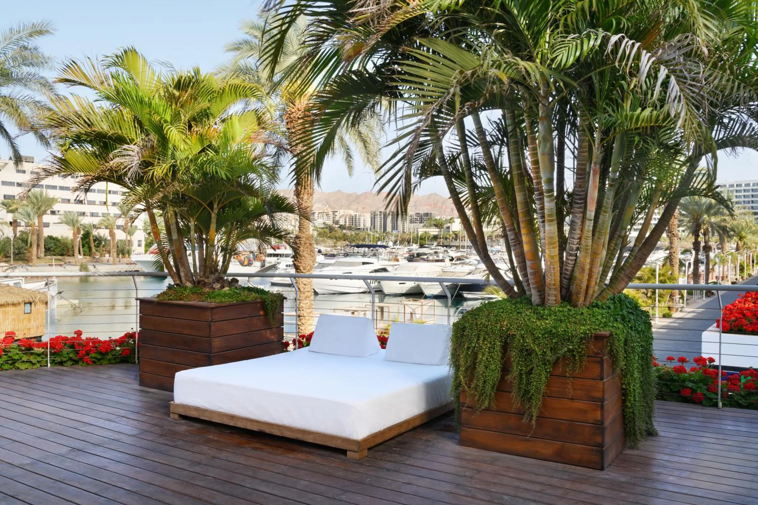 Seating area in Lagoona by Isrotel Collection