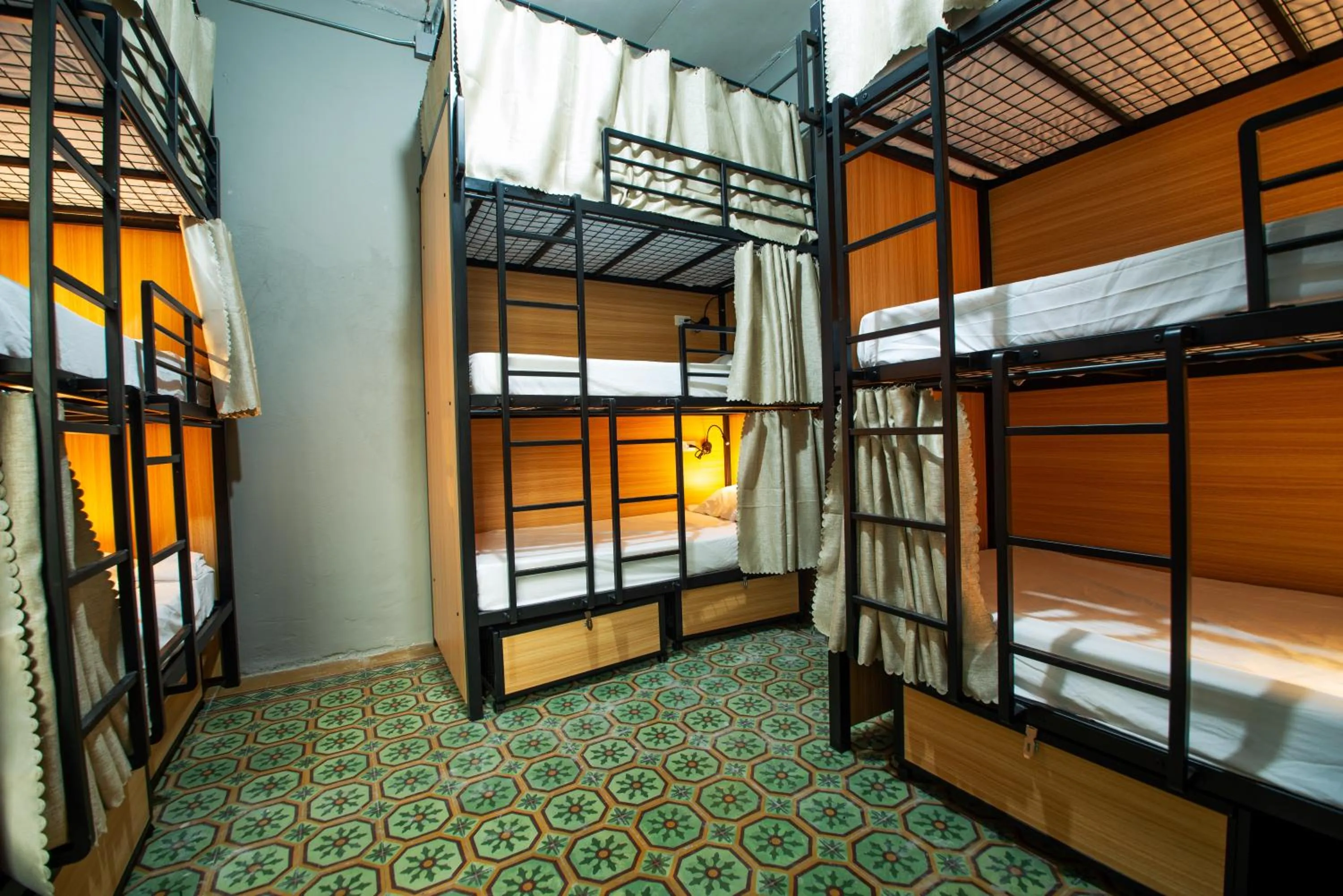 Single Bed in Dormitory Room in JEP Hostel