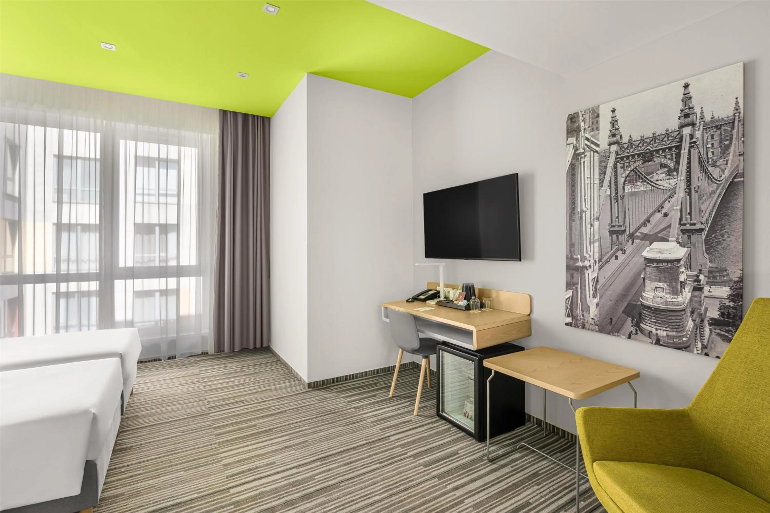 Bedroom in Park Inn By Radisson Budapest