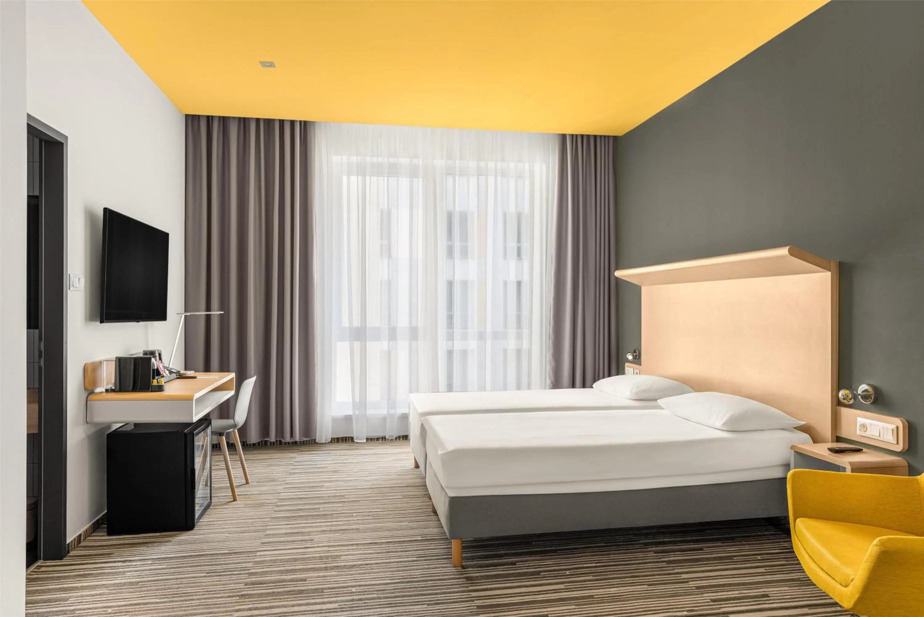 Bedroom, Bed in Park Inn By Radisson Budapest