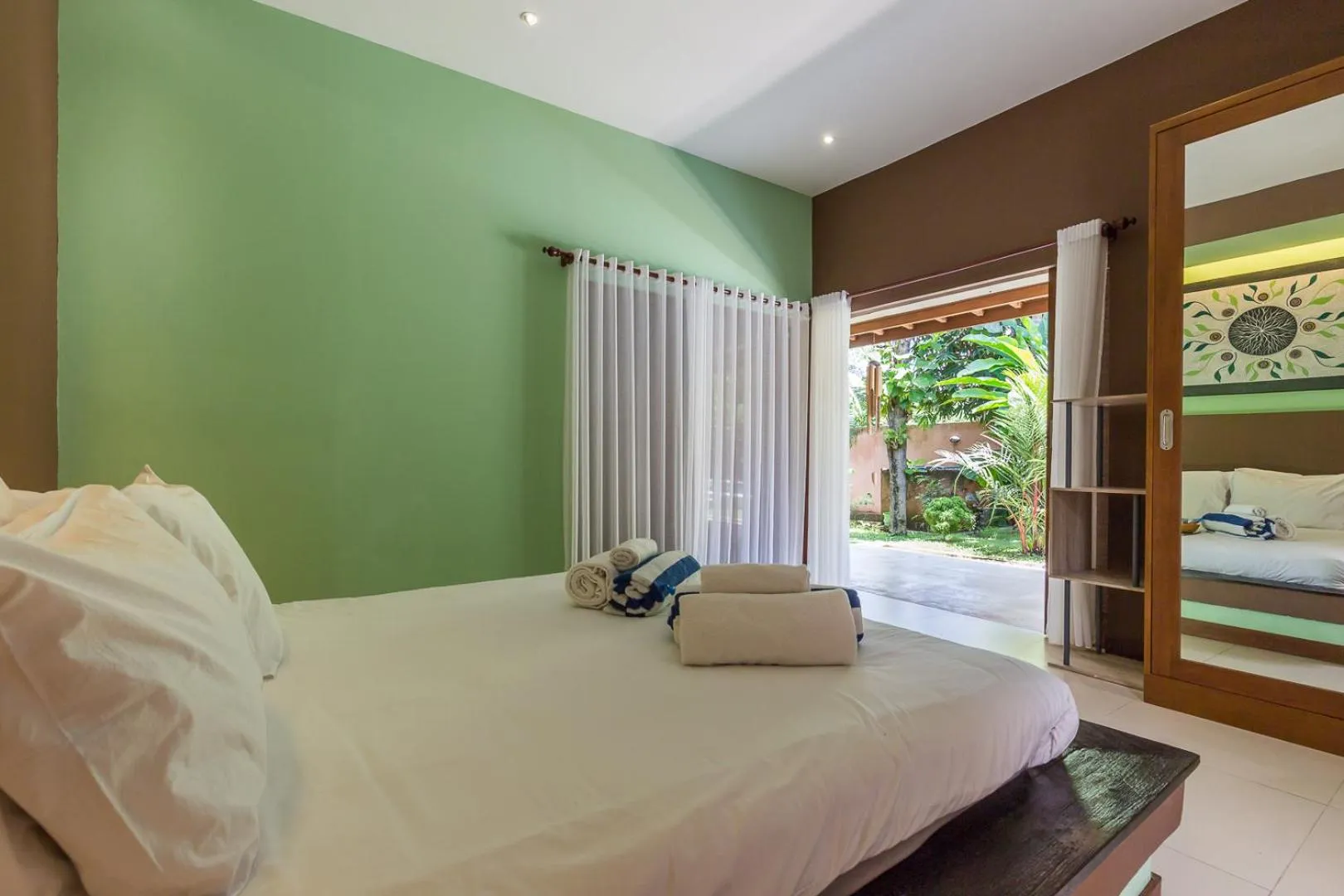 Bed in Villa Pilou Boutique Hotel