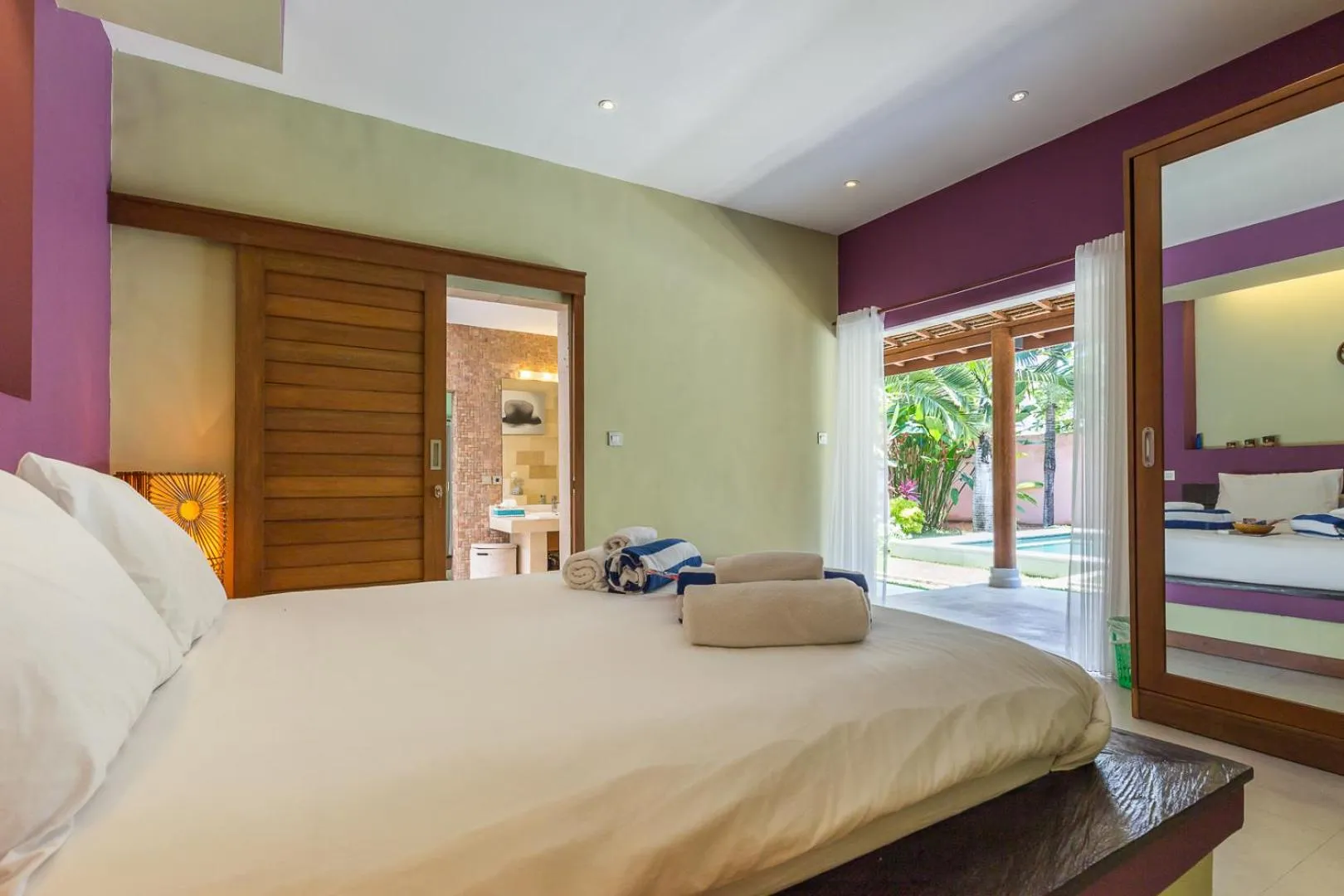 Bed in Villa Pilou Boutique Hotel