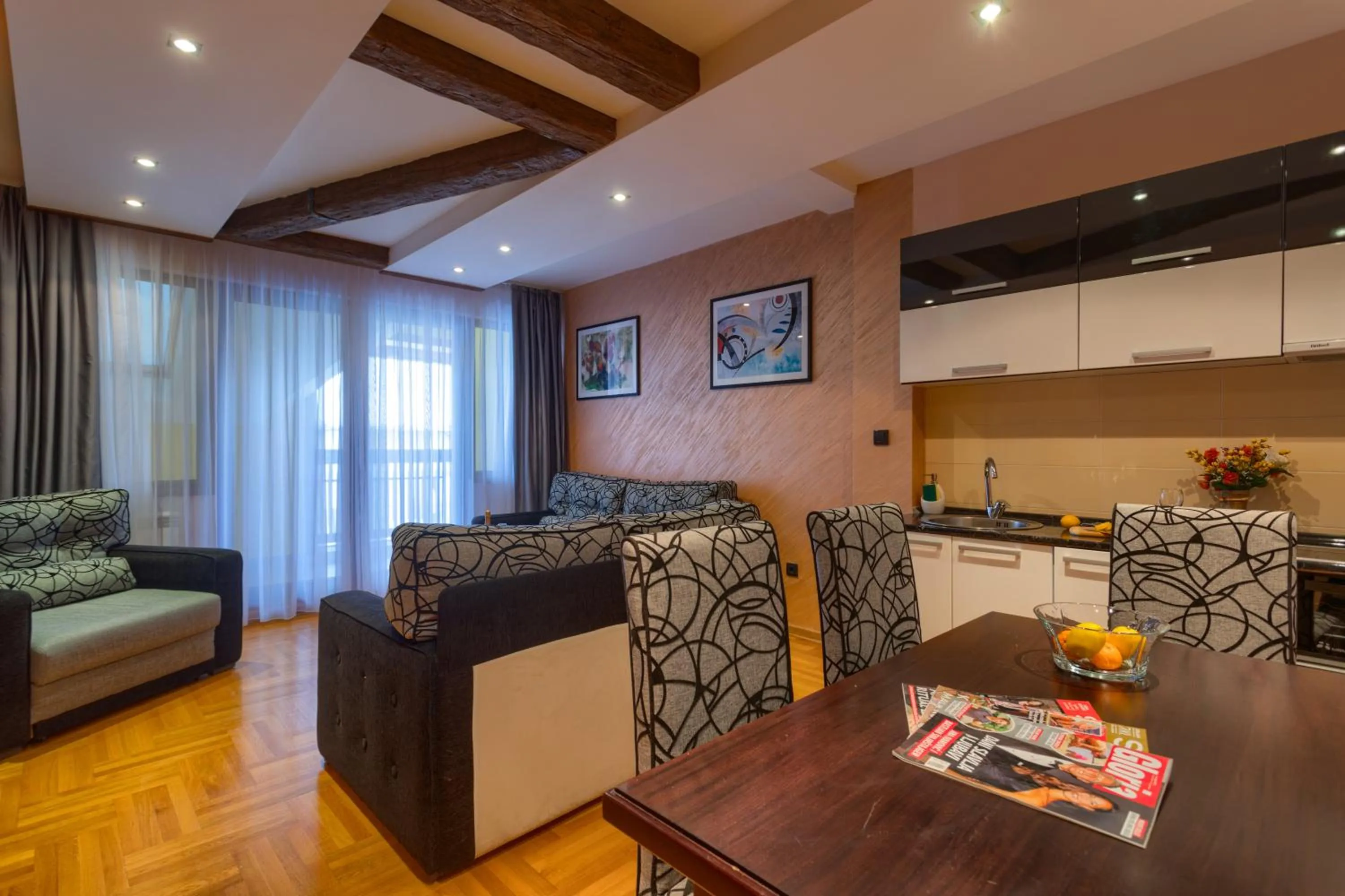 Kitchen or kitchenette in Vila Barović and Spa