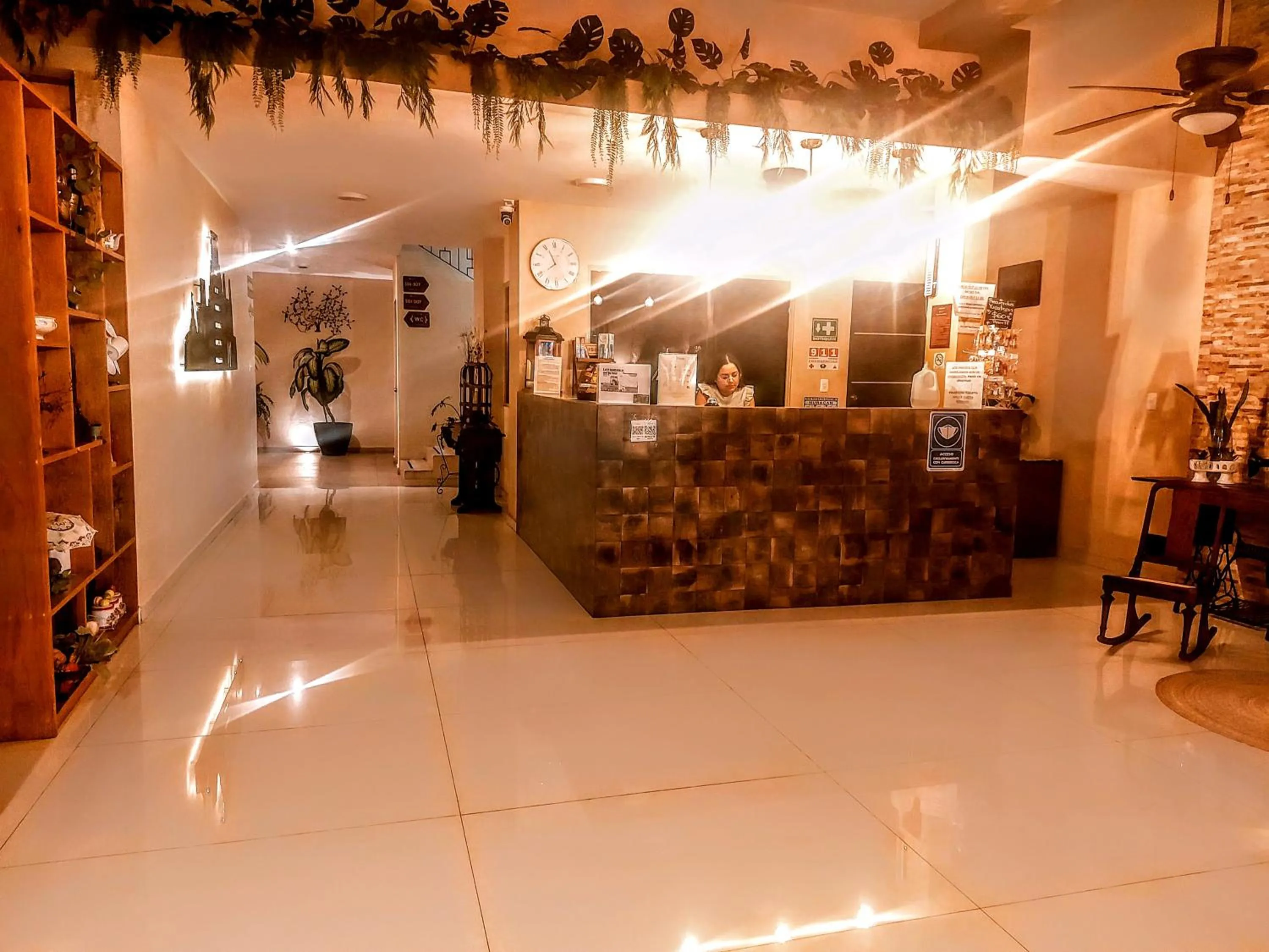 Lobby or reception in Hotel Virreyes