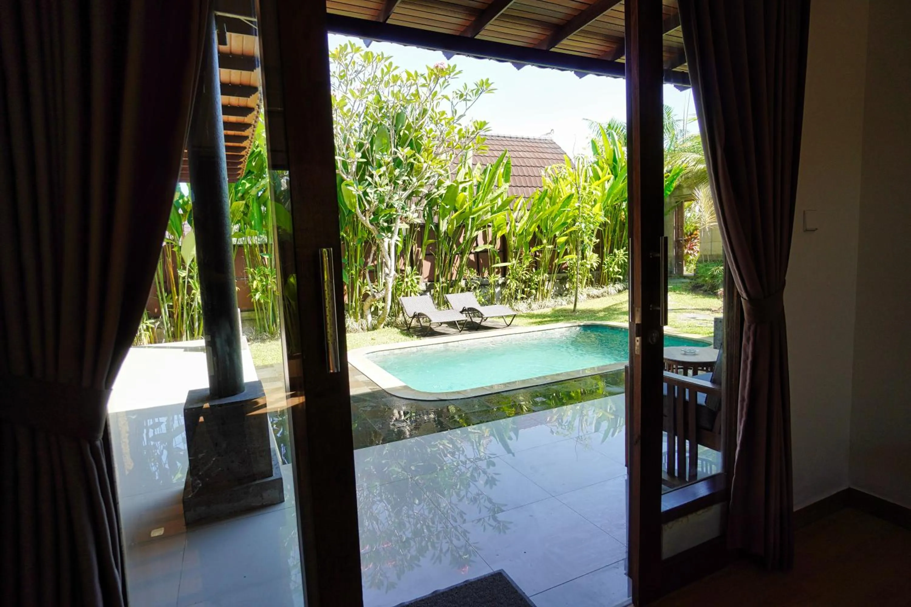 Garden view in Adil Villa & Resort